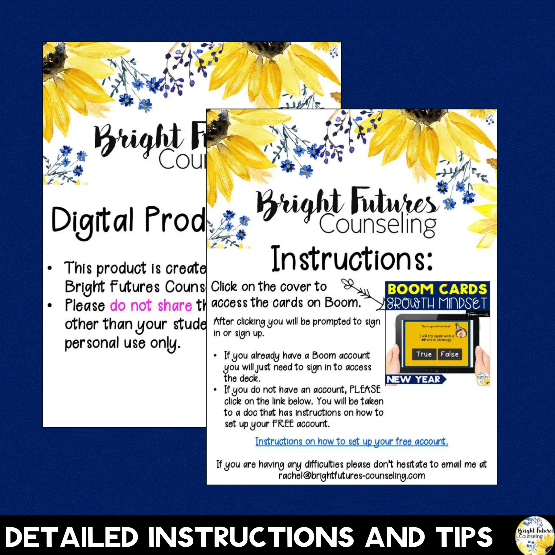 Growth Mindset vs. Fixed Mindset New Year Themed Boom Cards Digital Activity - Image 7