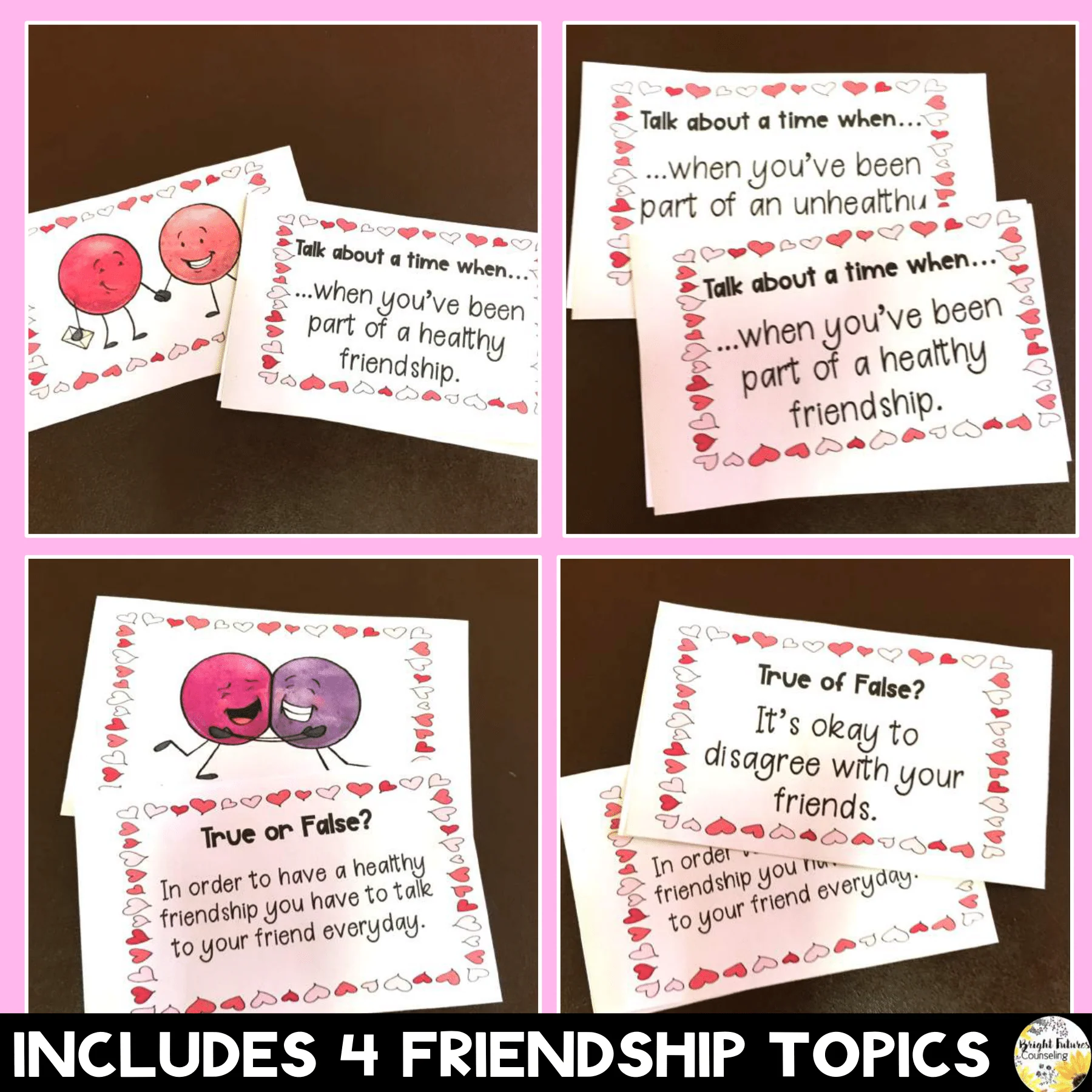 Healthy vs. Unhealthy Friendships and Relationships Valentine's Discussion Cards - Image 9