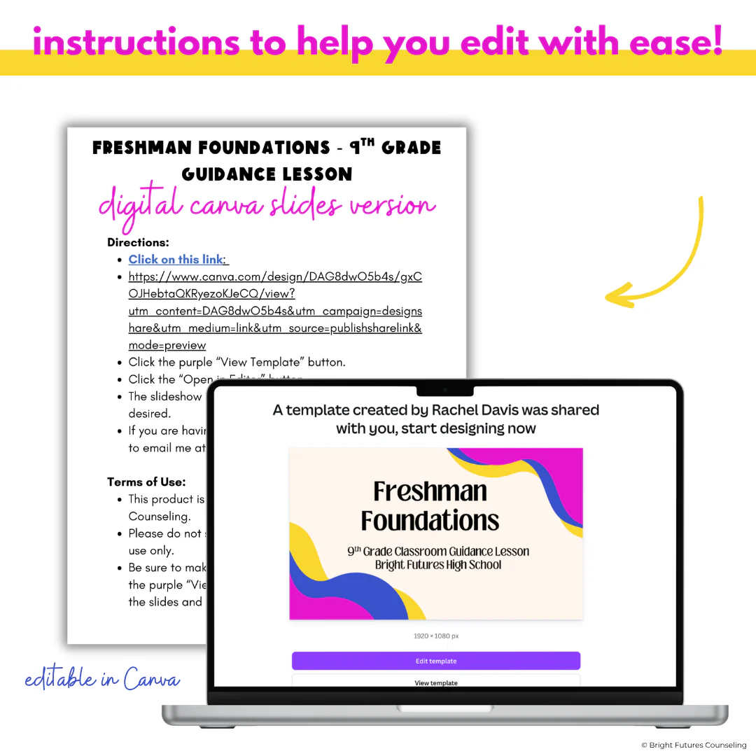 High School Counseling Freshman Foundations Presentation- Lesson for 9th Grade - Image 10