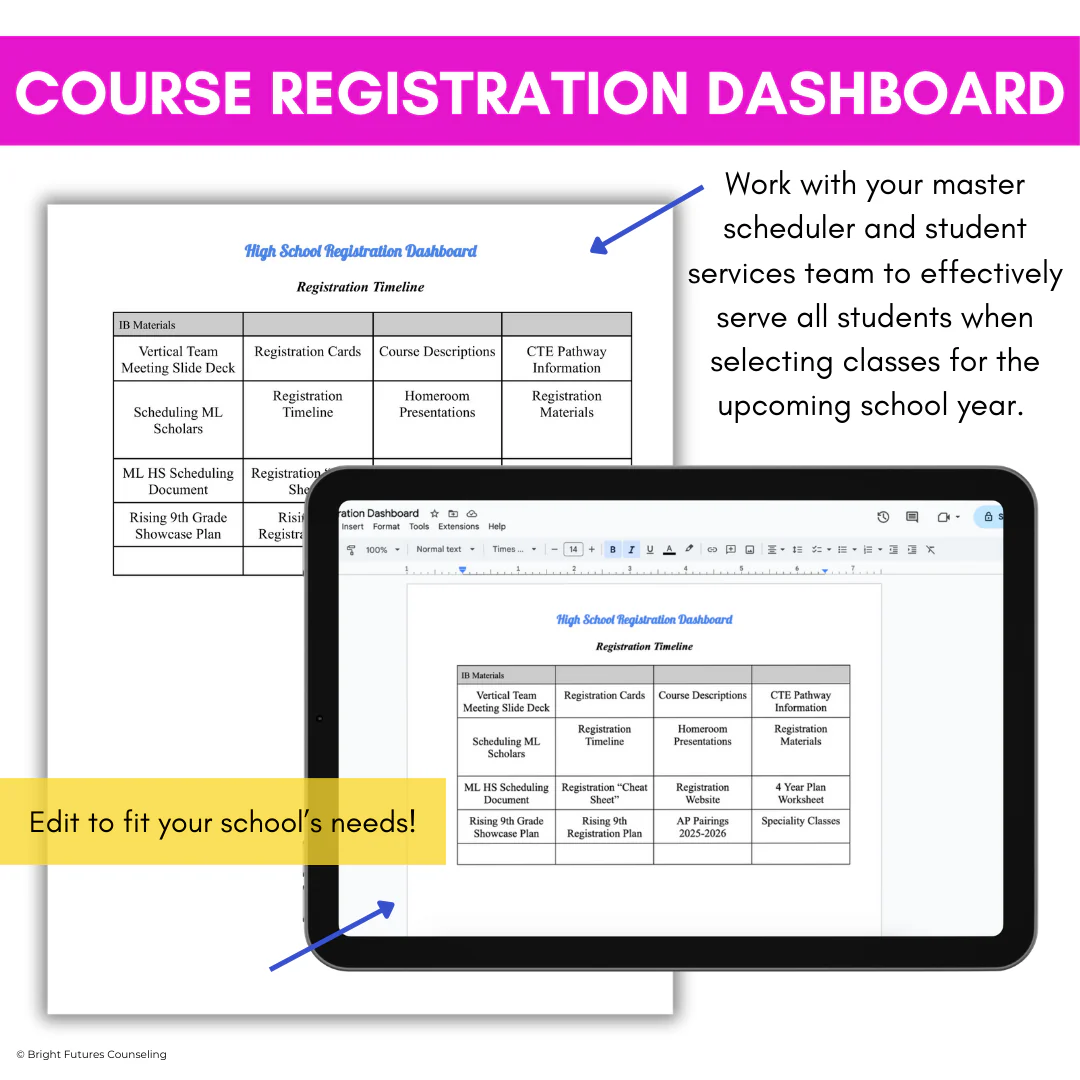 High School Counselor School Year Checklist - High School Counseling Planning - Image 8