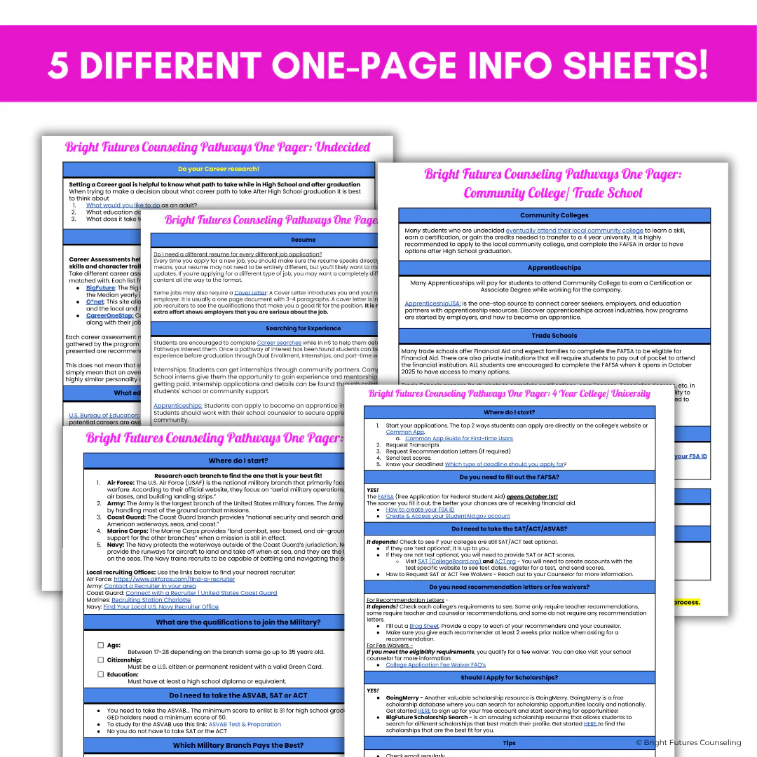 High School Senior Postsecondary Pathways - College, Career, & Post-Grad Options - Image 6