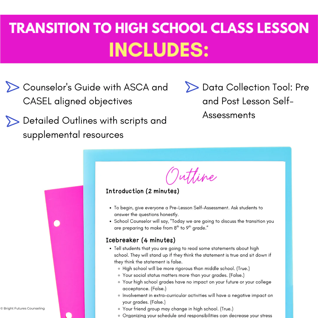High School Transition Lesson - 8th Grade Transition to High School Activities - Image 4