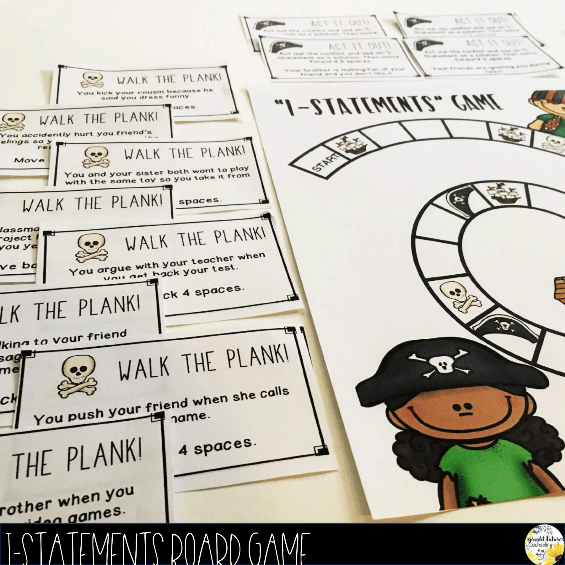 I-Statements School Counseling Board Game with Digital Version - Image 8