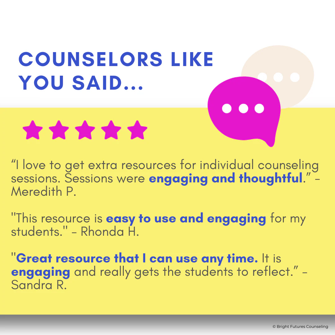 Individual Counseling Curriculum Bundle II with 6 School Counseling Lesson Plans - Image 6