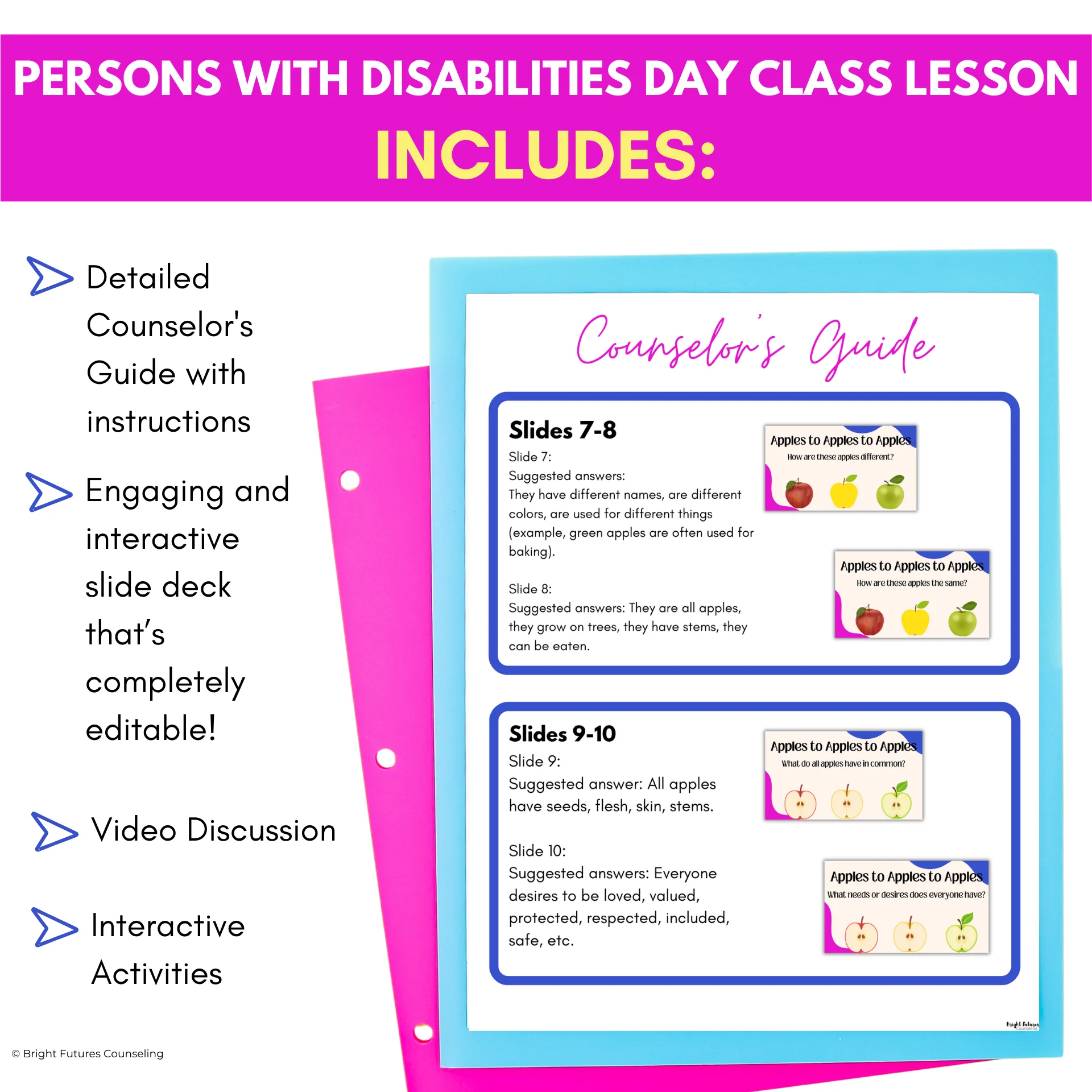 International Day of Persons with Disabilities -ASCA Awareness Counseling Lesson - Image 4