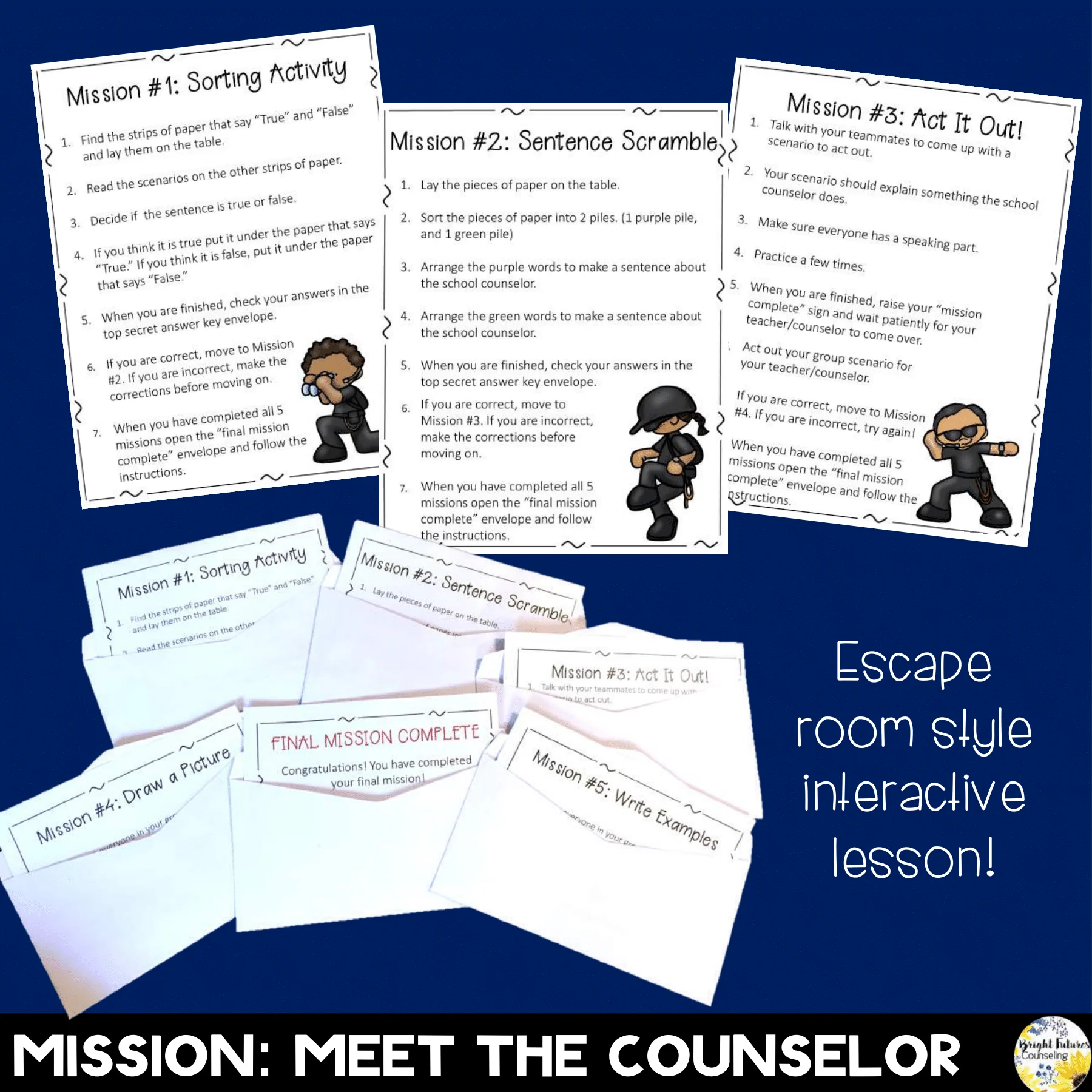 Meet The Counselor Activity Bundle - School Counselor Introduction Bundle - Image 5