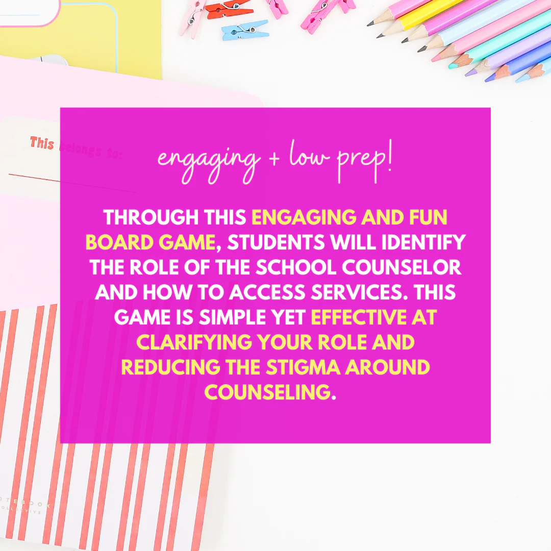 Meet the Counselor Board Game - Back to School Meet the School Counselor Lesson - Image 2