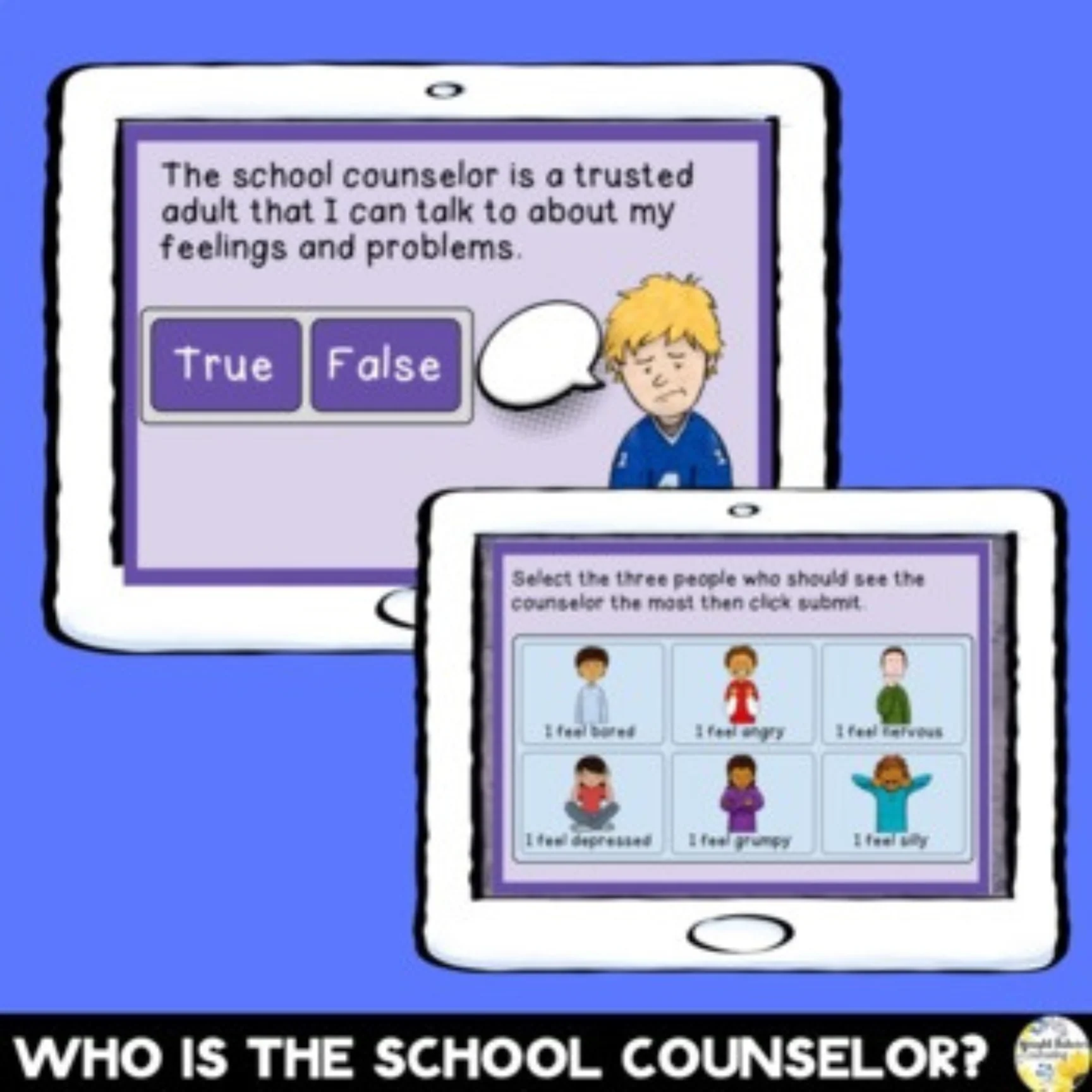 Meet the Counselor Boom Cards - Digital School Counseling Game - Image 3
