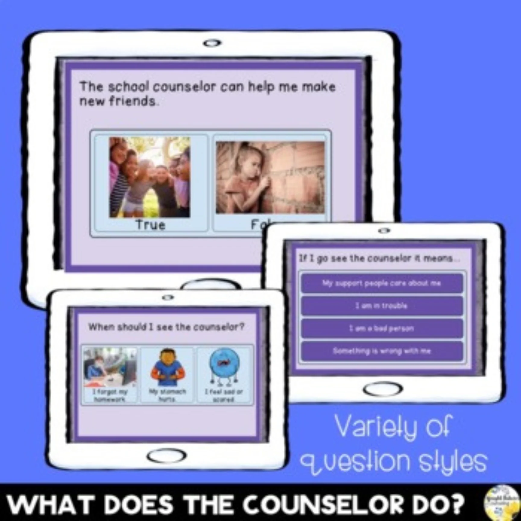 Meet the Counselor Boom Cards - Digital School Counseling Game - Image 4