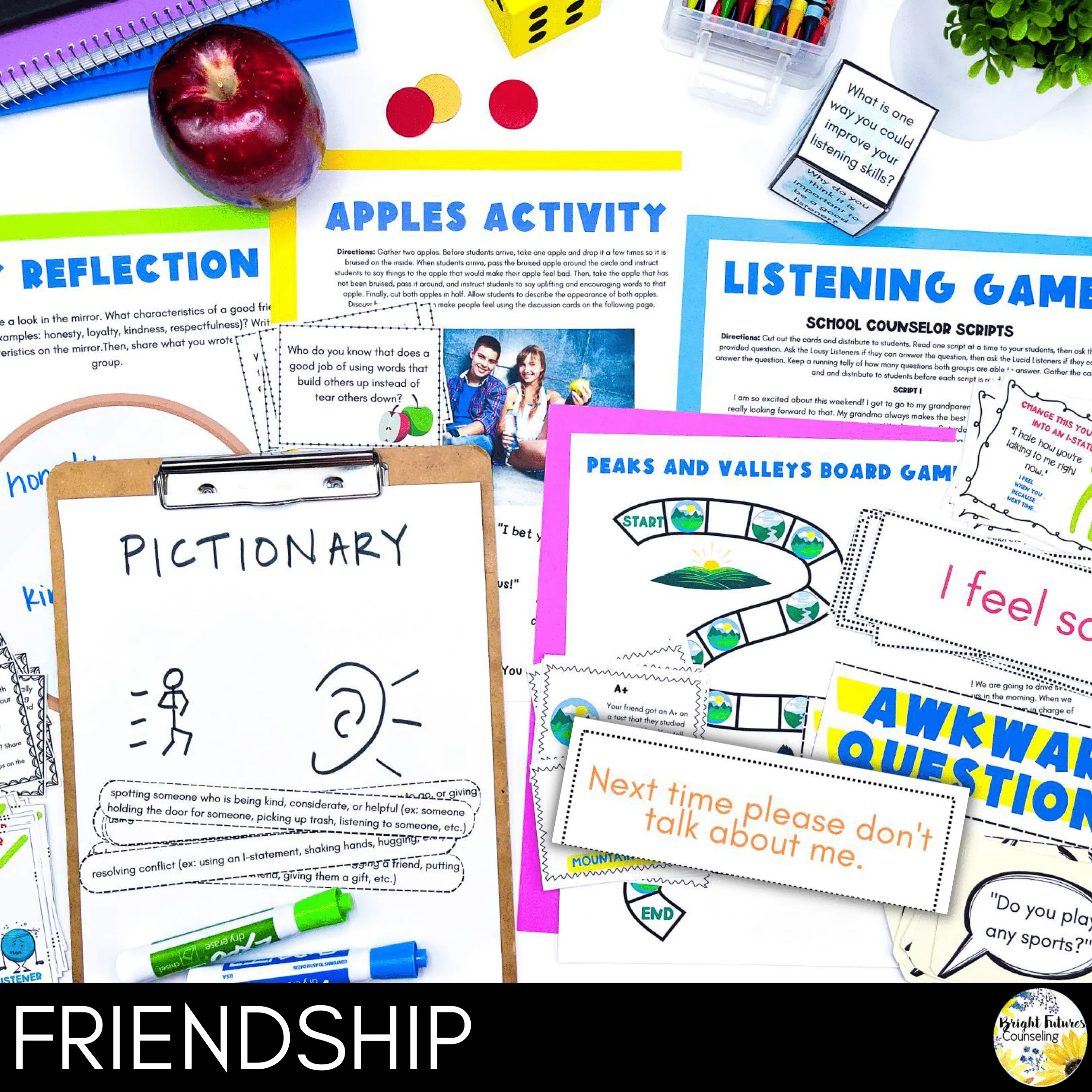 Middle School Small Group BUNDLE 6th - 8th Grade ASCA & CASEL Aligned Counseling - Image 9