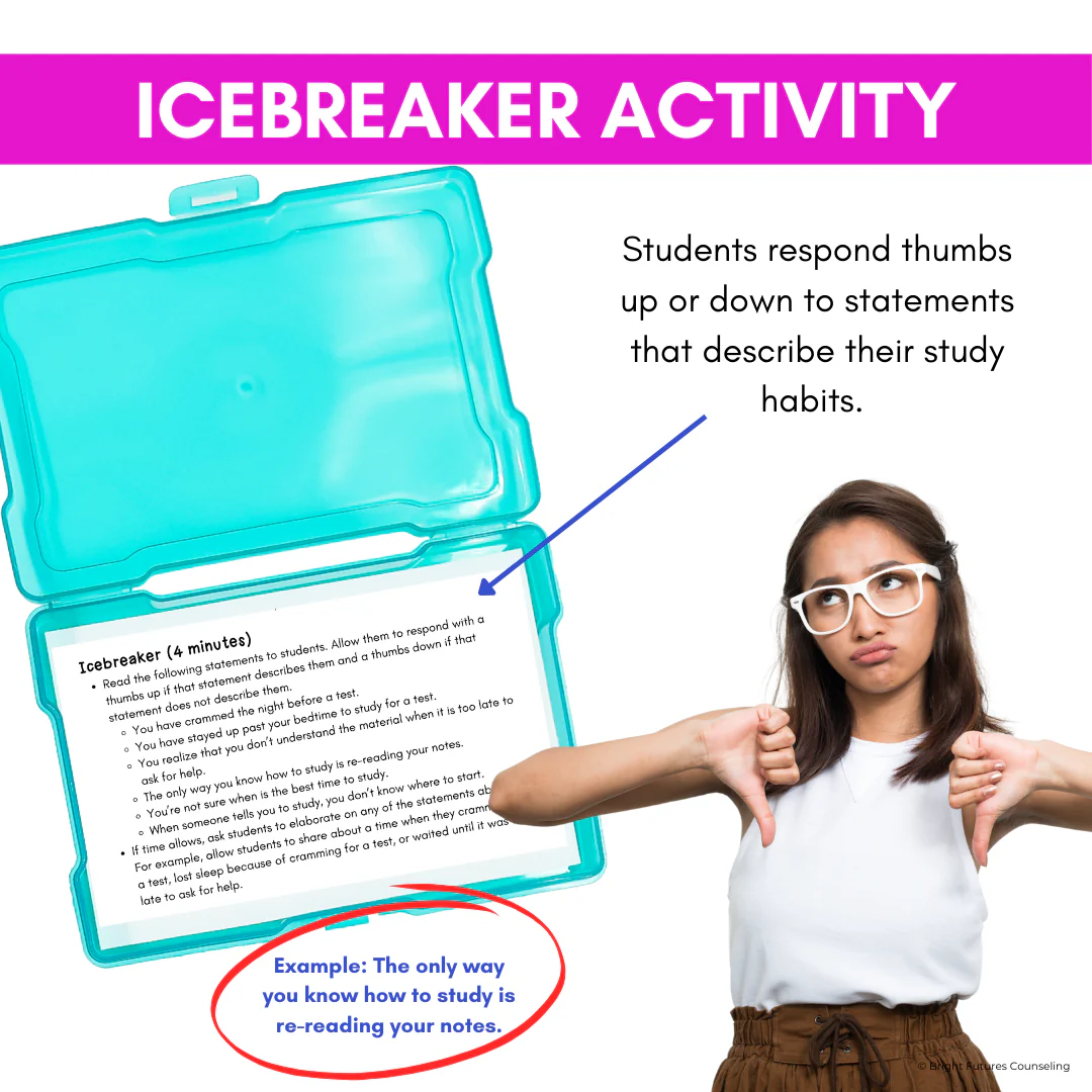 Middle School Study Skills Lesson - Study Skills Activities for Middle Schoolers - Image 8