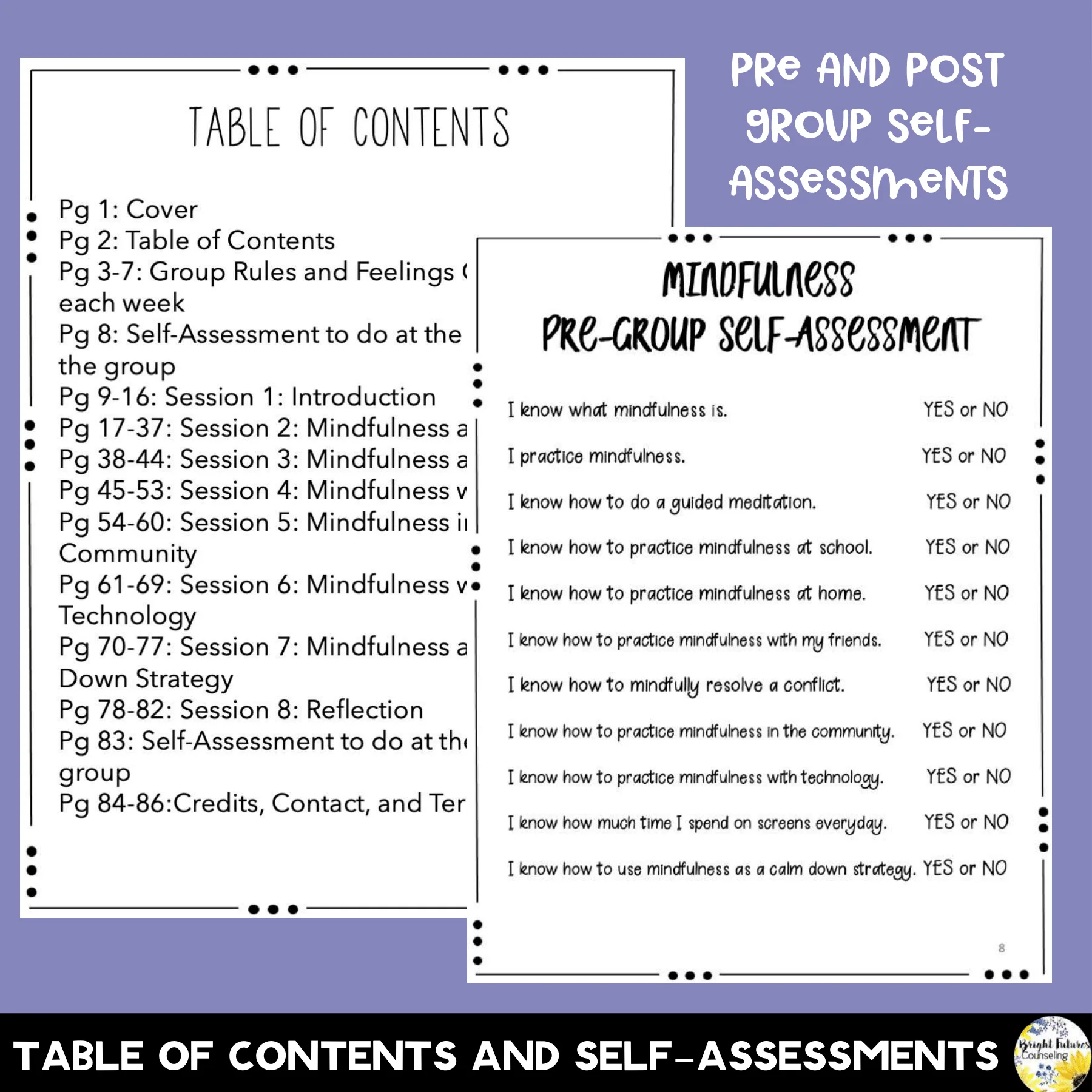 Mindfulness Counseling Group - Strategies to Self-Reflect & Practice Mindfulness - Image 3