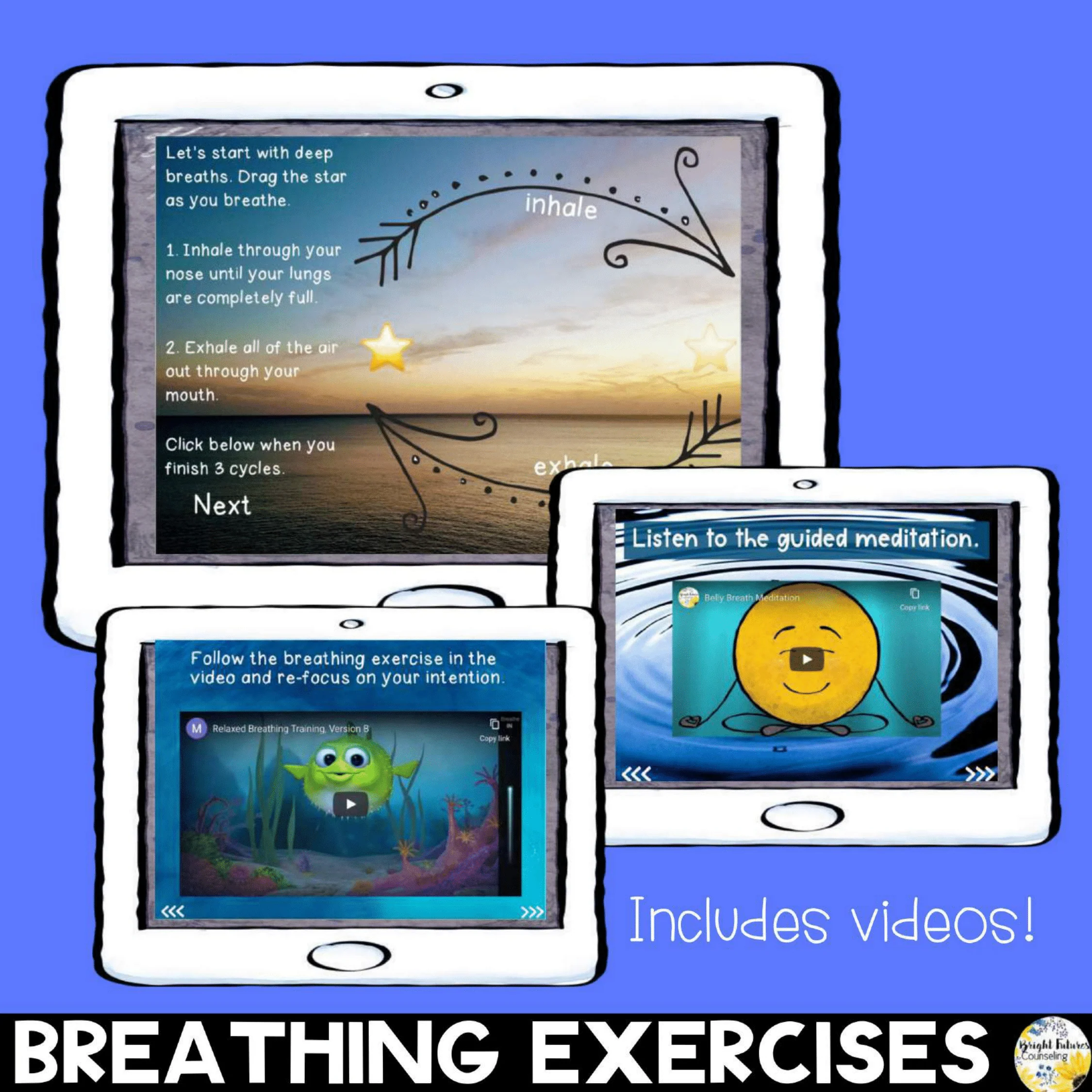 Mindfulness Morning Routine BOOM CARDS Digital Activity - Image 3
