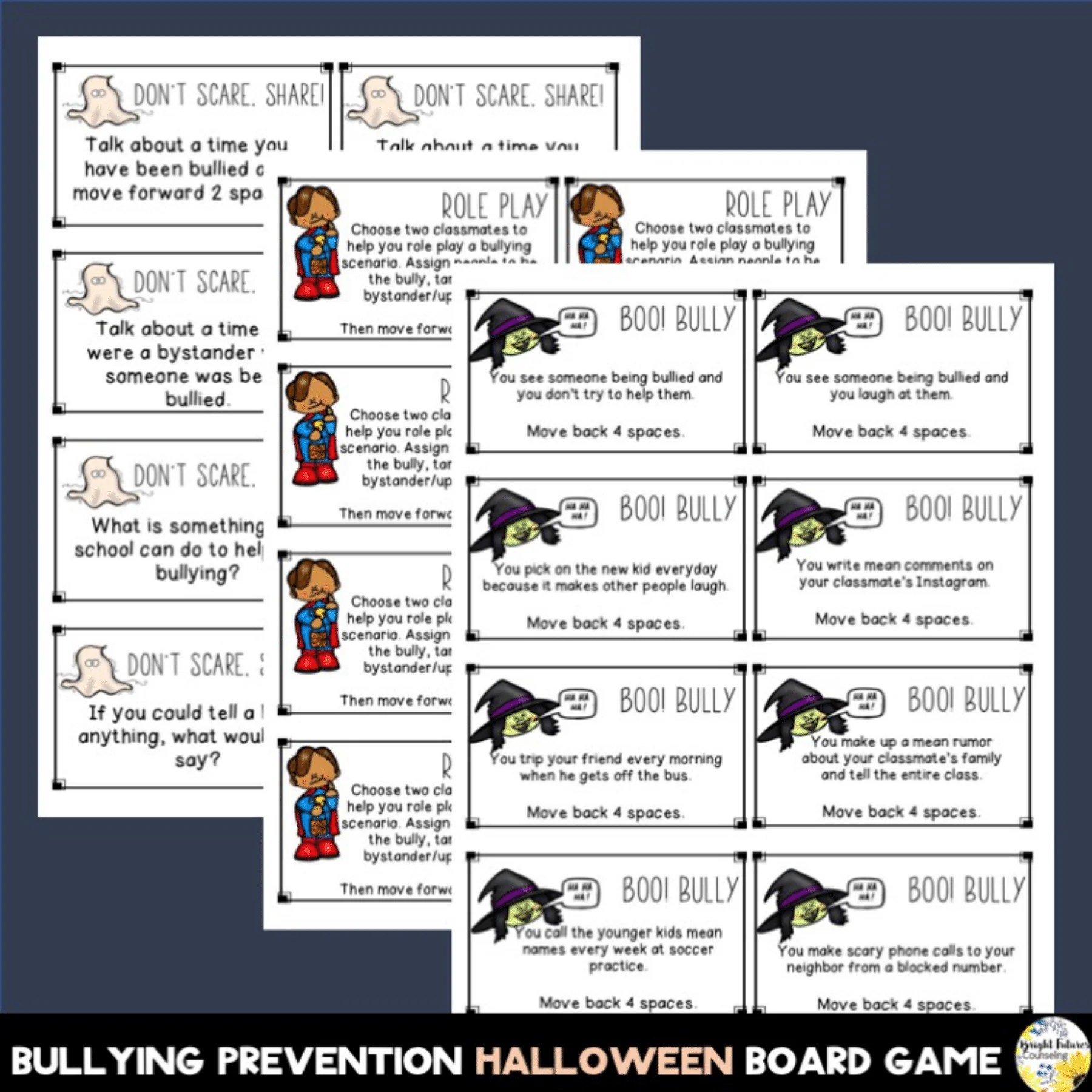 October Counseling Bundle - Bullying Prevention Month + Fall Coping Strategies - Image 3