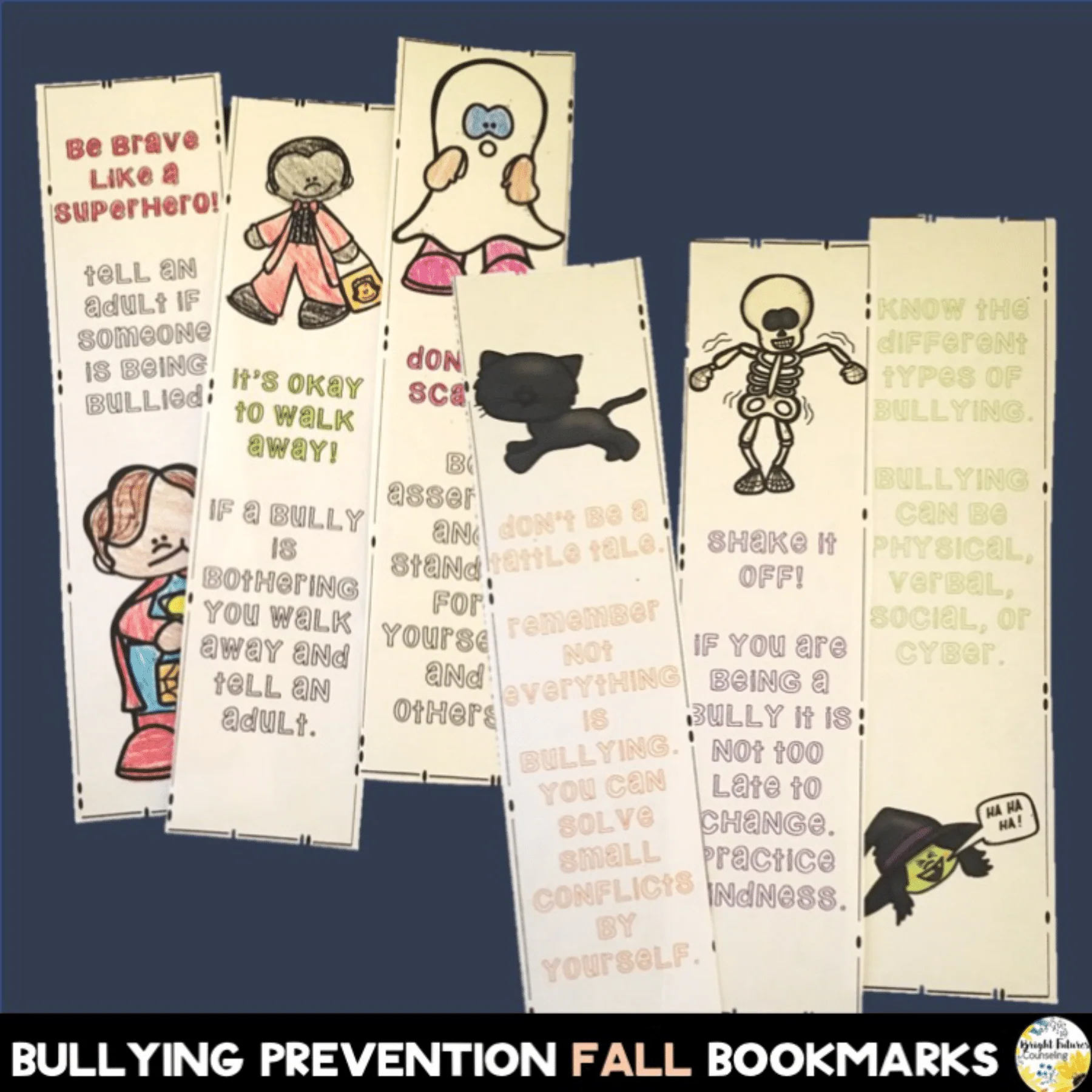 October Counseling Bundle - Bullying Prevention Month + Fall Coping Strategies - Image 7