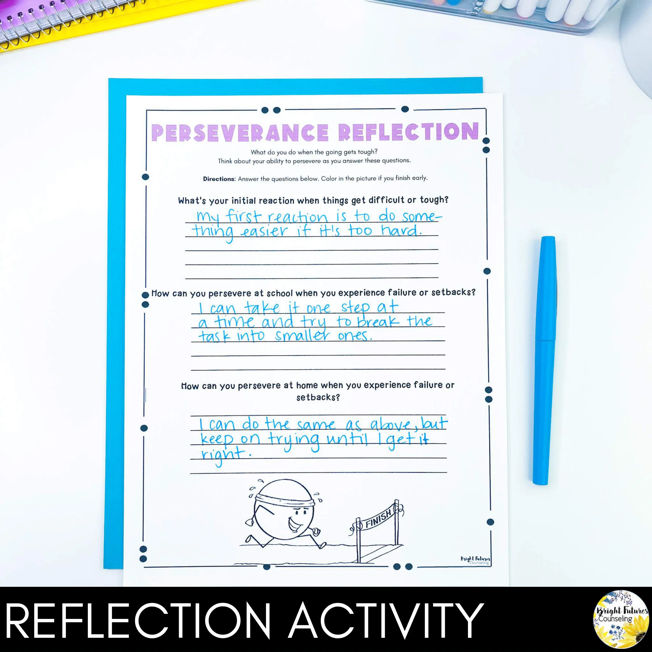 Perseverance and Determination Elementary Counseling SEL Lesson & Activities - Image 7