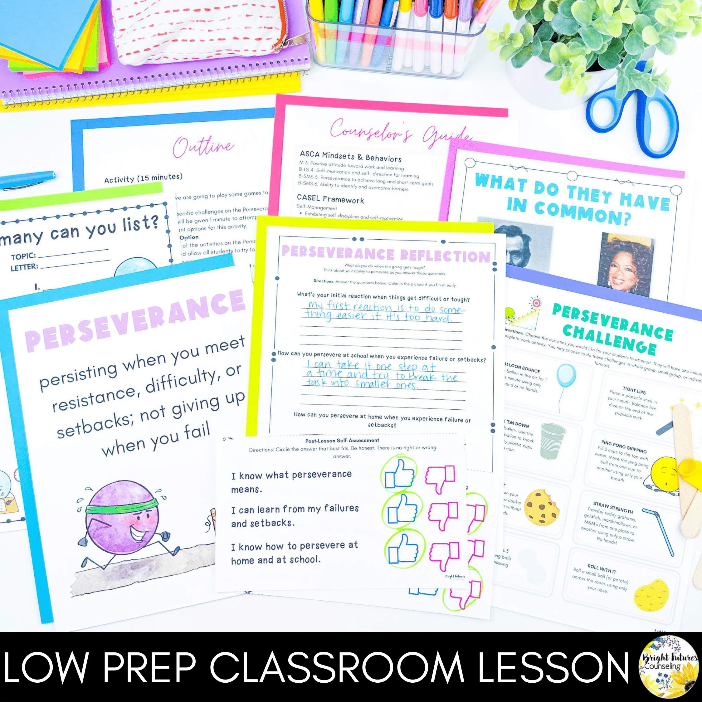 Perseverance and Determination Elementary Counseling SEL Lesson & Activities - Image 9