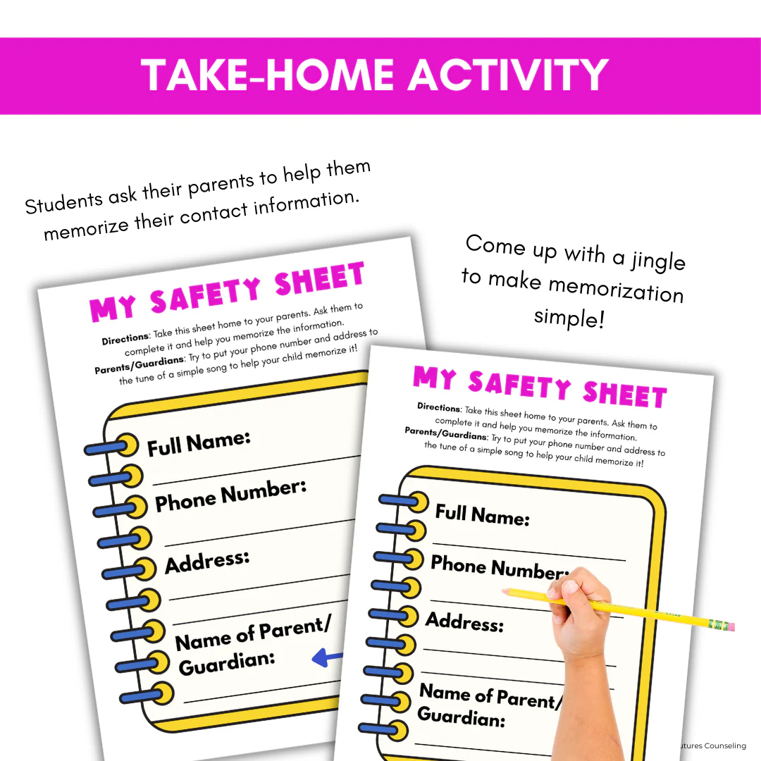 Personal Safety & Safety Awareness Lesson - Safe Vs Unsafe Lesson for Primary - Image 12