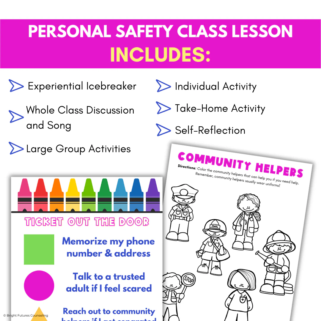 Personal Safety & Safety Awareness Lesson - Safe Vs Unsafe Lesson for Primary - Image 5