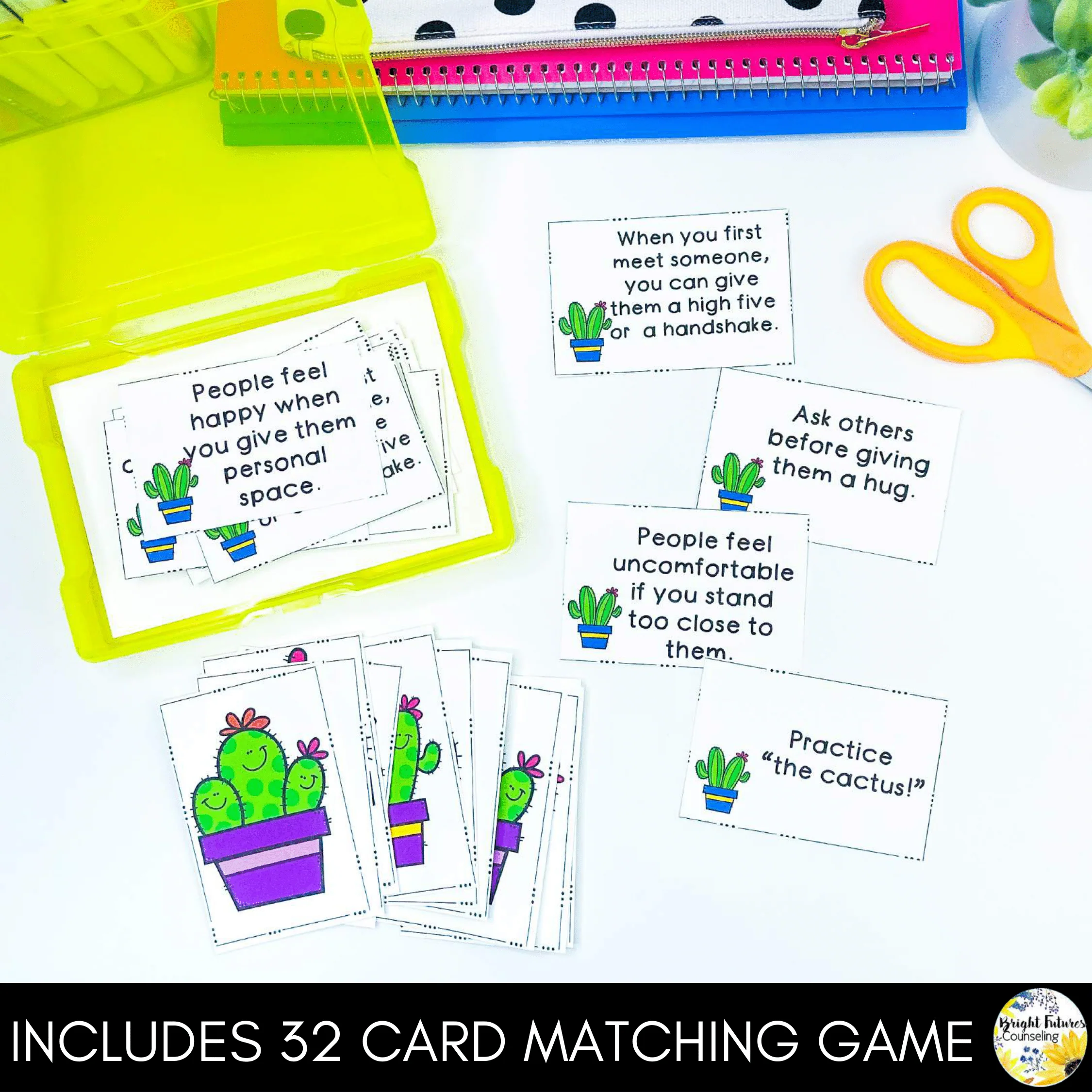 Personal Space, Boundaries Game, & Appropriate Behavior - School Counseling Game - Image 4