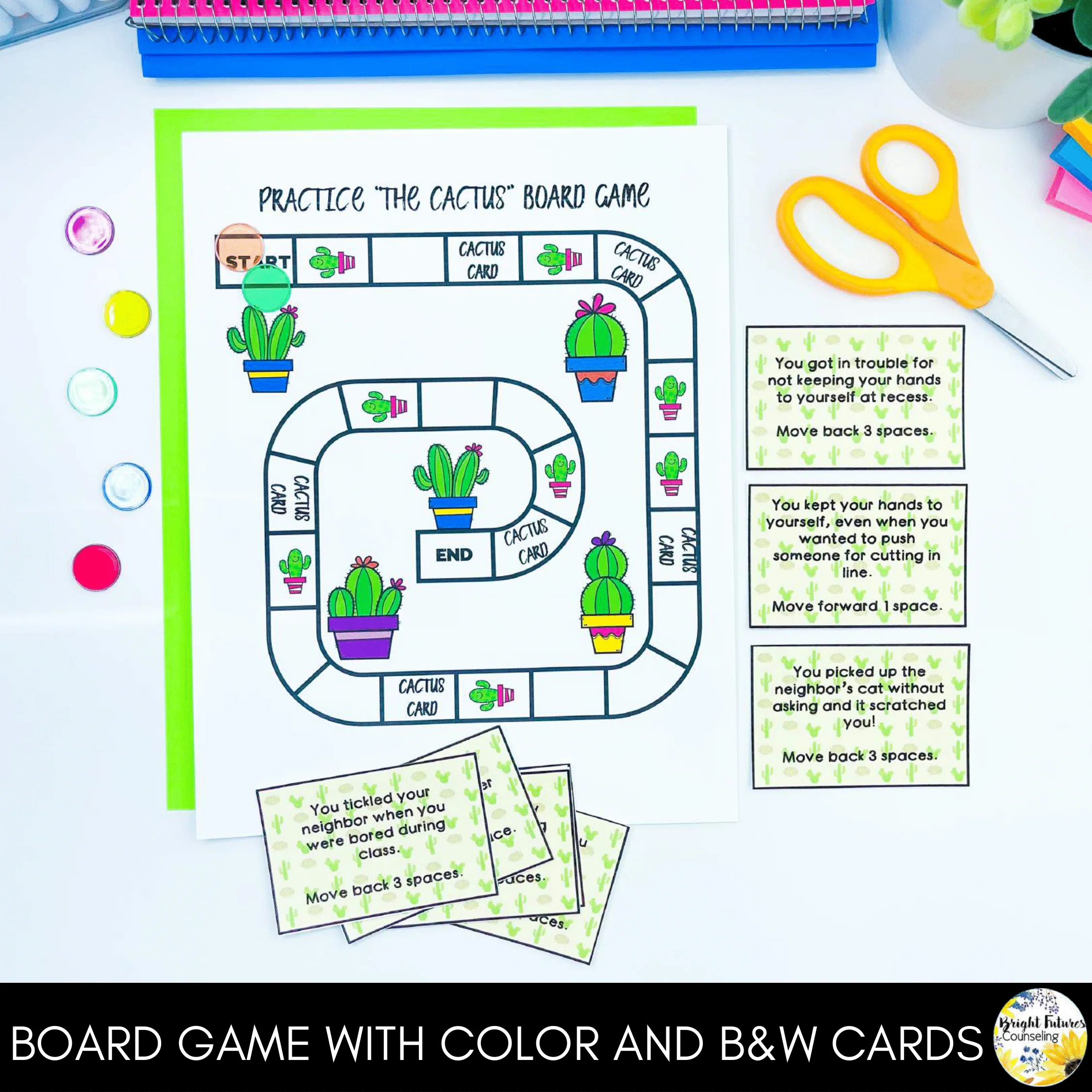 Personal Space, Boundaries Game, & Appropriate Behavior - School Counseling Game - Image 6