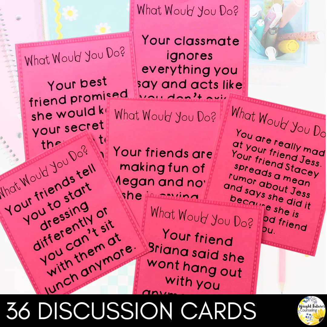 Relational Aggression and Bullying Counseling Activities Girls Guide to Bullying - Image 9