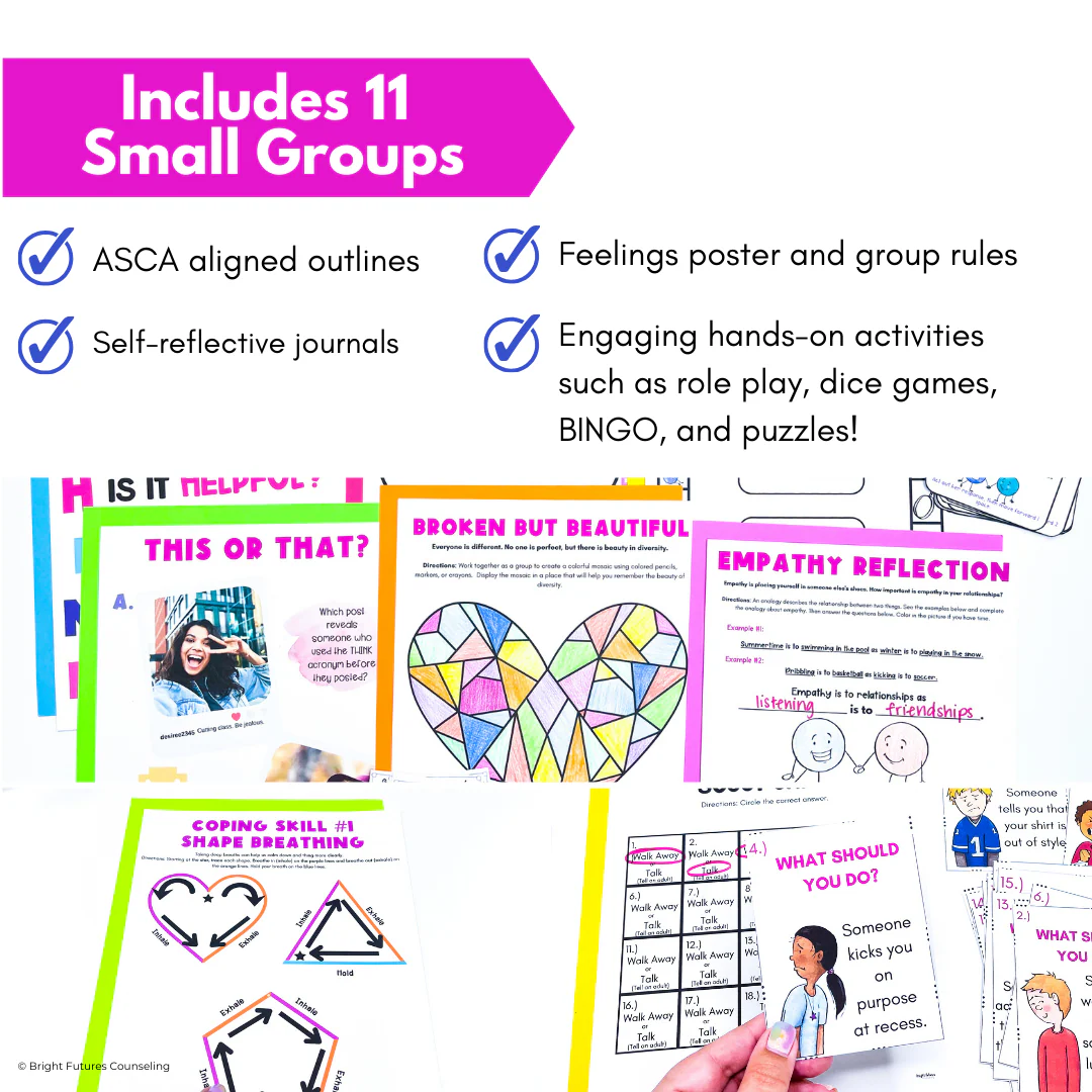 Research Based Year Long Elementary Counseling Curriculum with Editable Curriculum Map! - Image 7