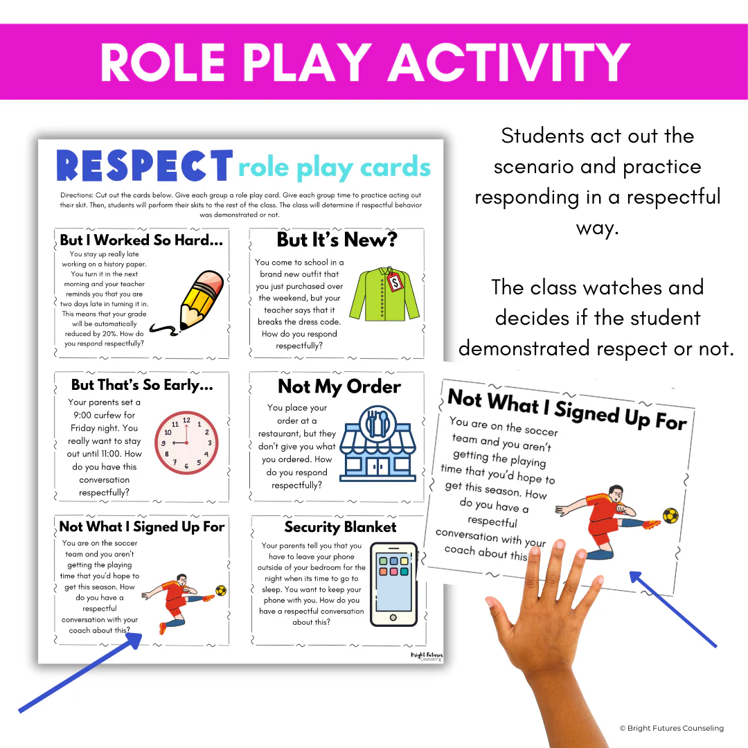Respect Activities for Middle School - Respect SEL and School Counseling Lesson - Image 9