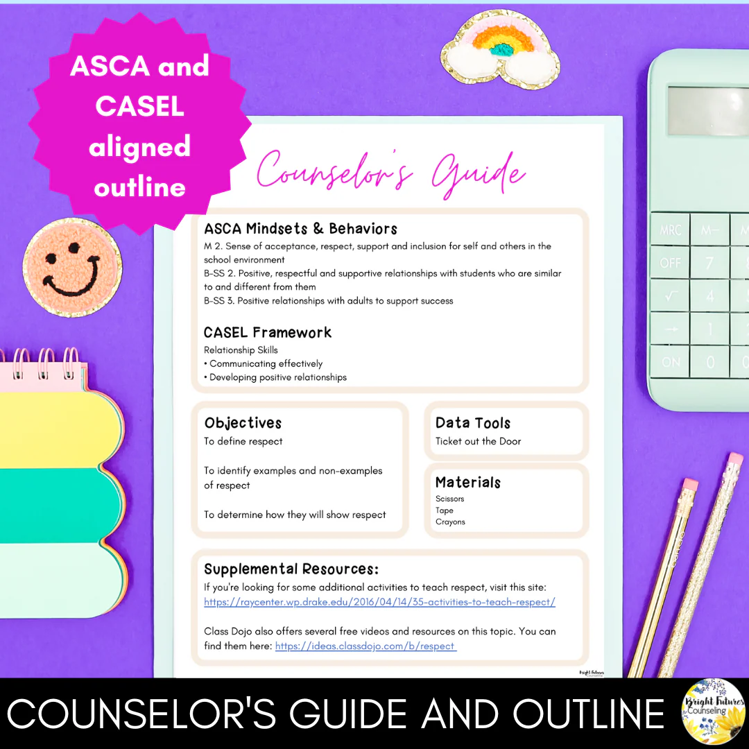 Respect Lesson for Kindergarten - Social Emotional Learning & School Counseling - Image 3