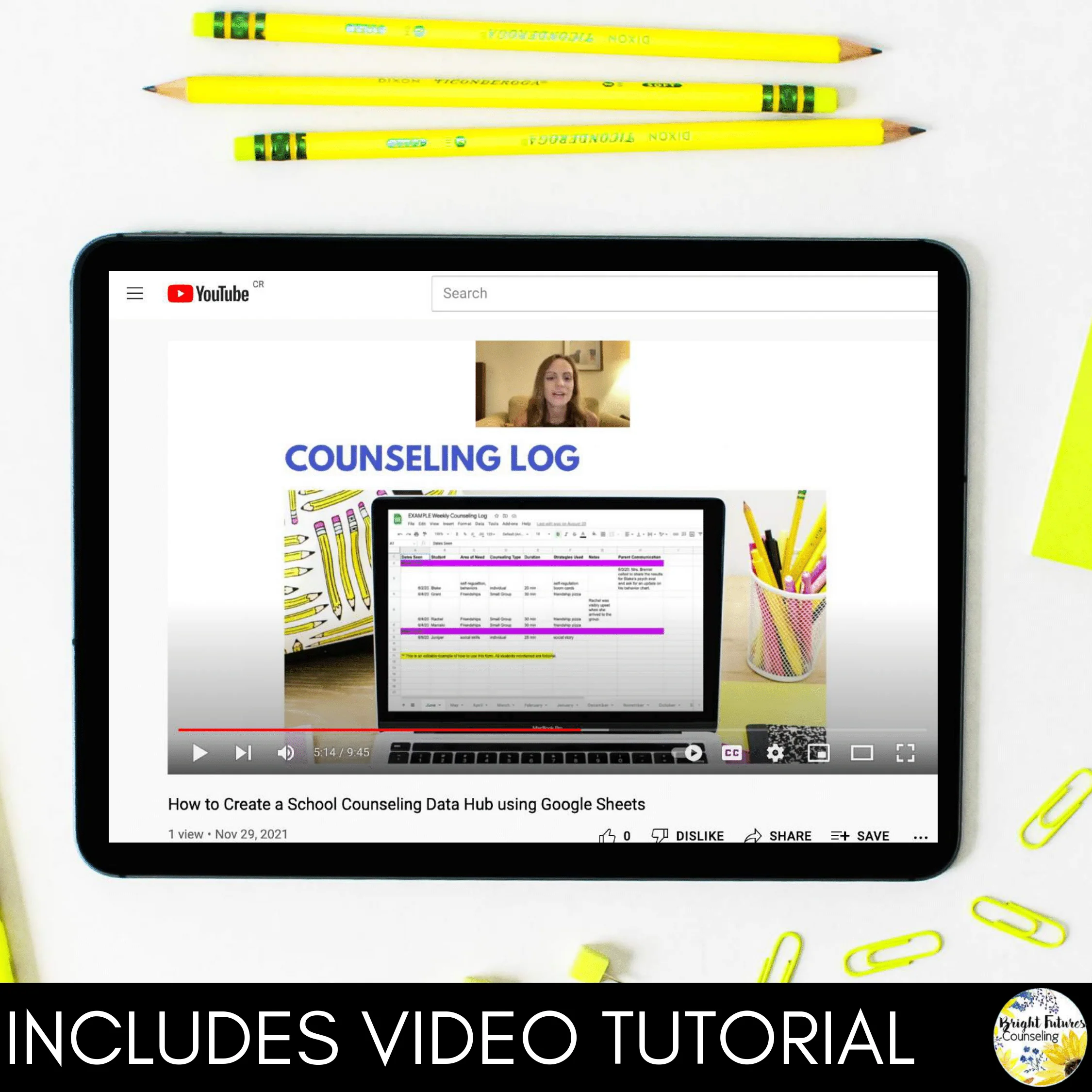 School Counseling Data Collection Spreadsheets - Caseload and Counseling Log - Image 4