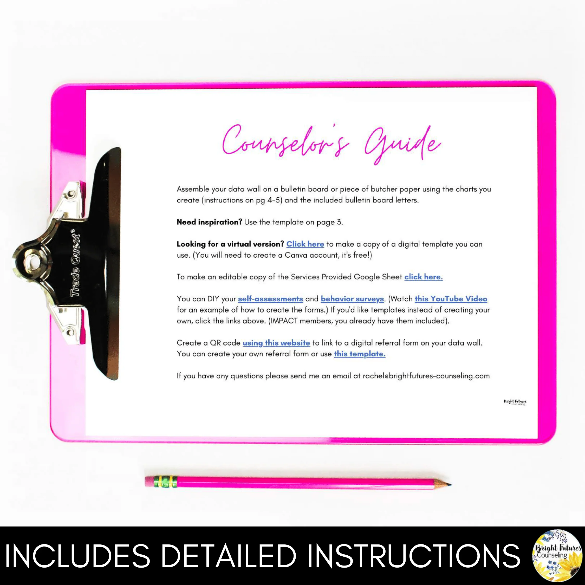 School Counseling Data Wall - Counseling Bulletin Board - Image 5