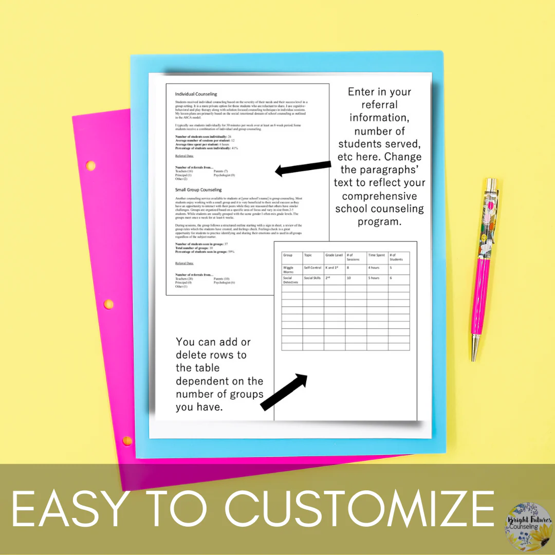 School Counseling EDITABLE End of the Year Report - Image 6