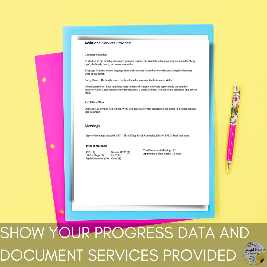 School Counseling EDITABLE End of the Year Report - Image 8