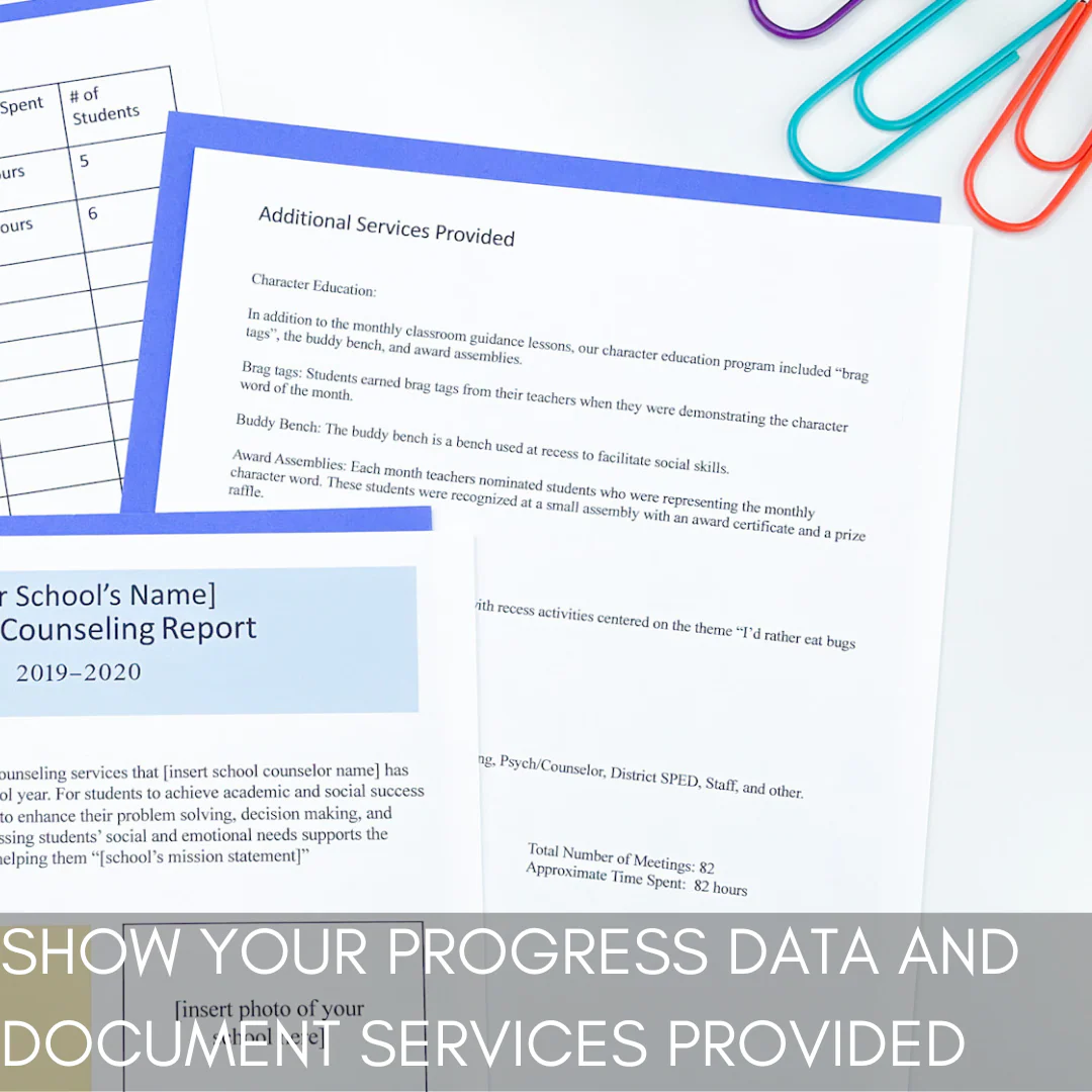 School Counseling EDITABLE End of the Year Report - Image 9