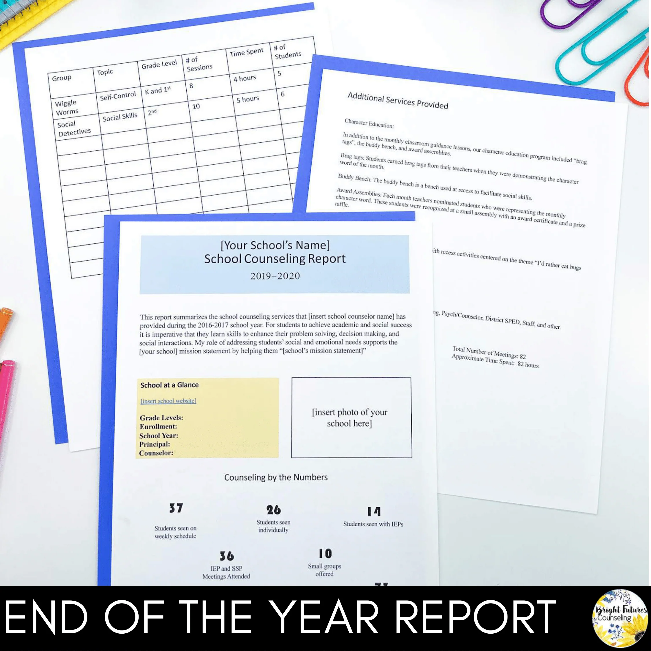 School Counseling Office Bundle and Counseling Forms with Digital Version - Image 9