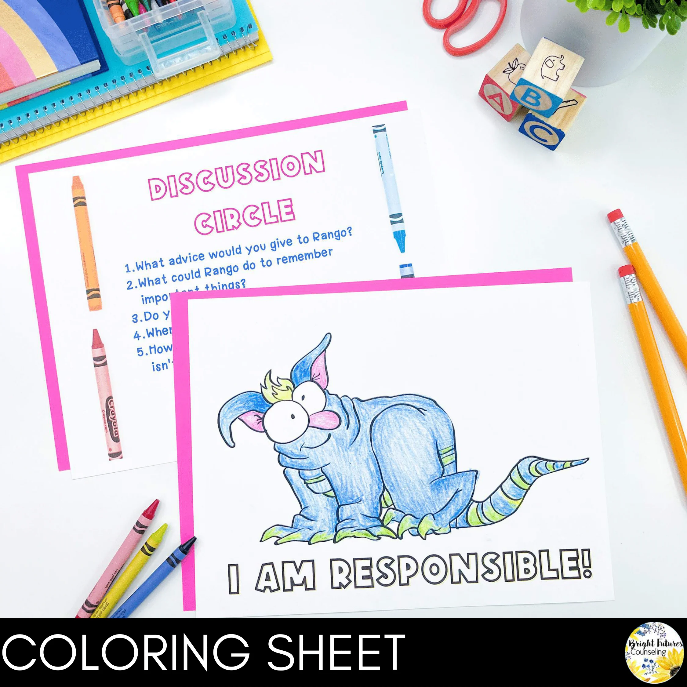 School Counseling Responsibility Guidance Lesson for Primary Students - Image 8