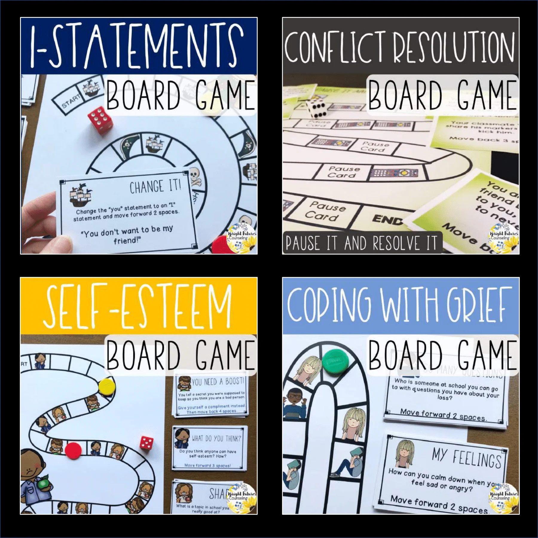 School Counseling SEL Board Game Bundle - Character Education Games - Image 14