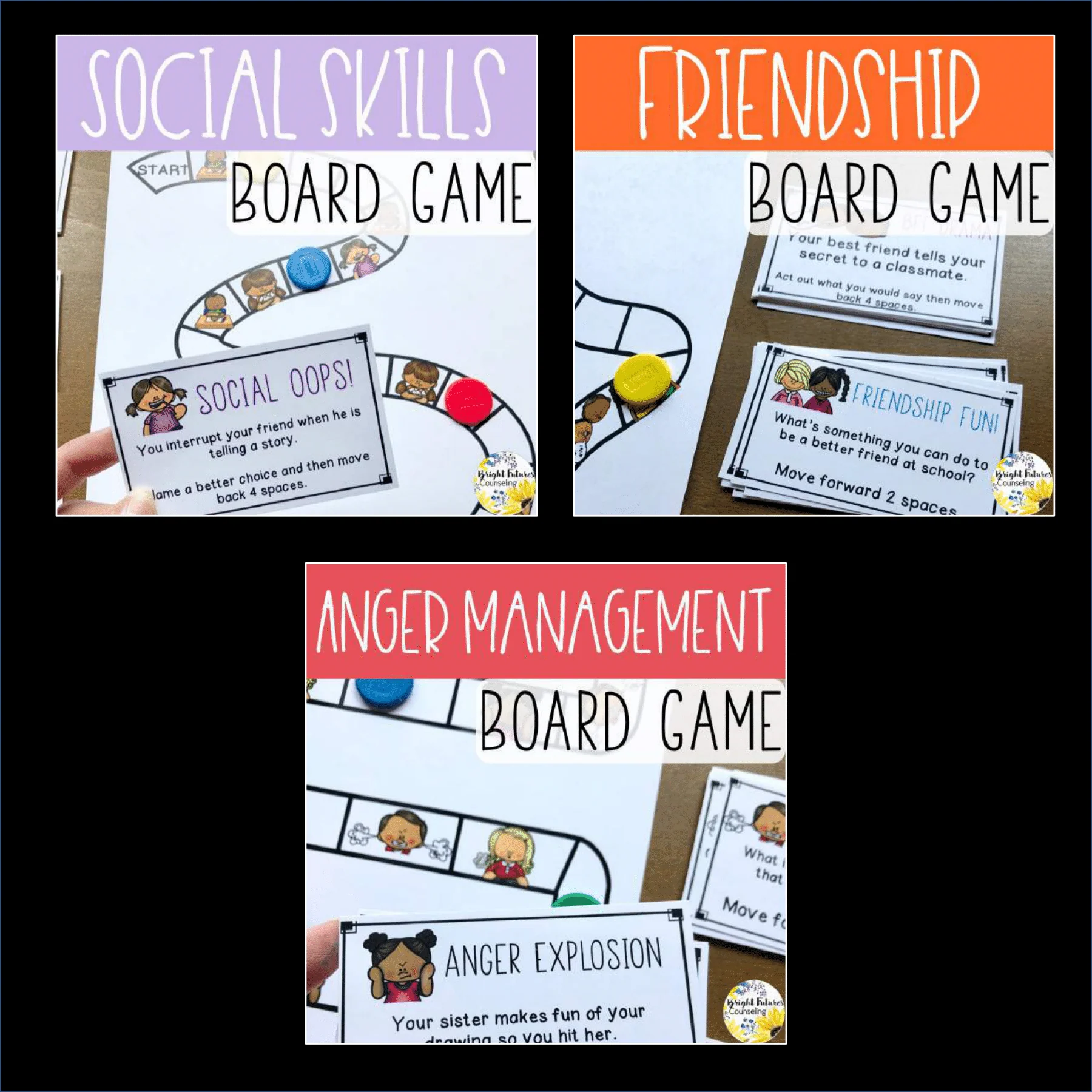 School Counseling SEL Board Game Bundle - Character Education Games - Image 15