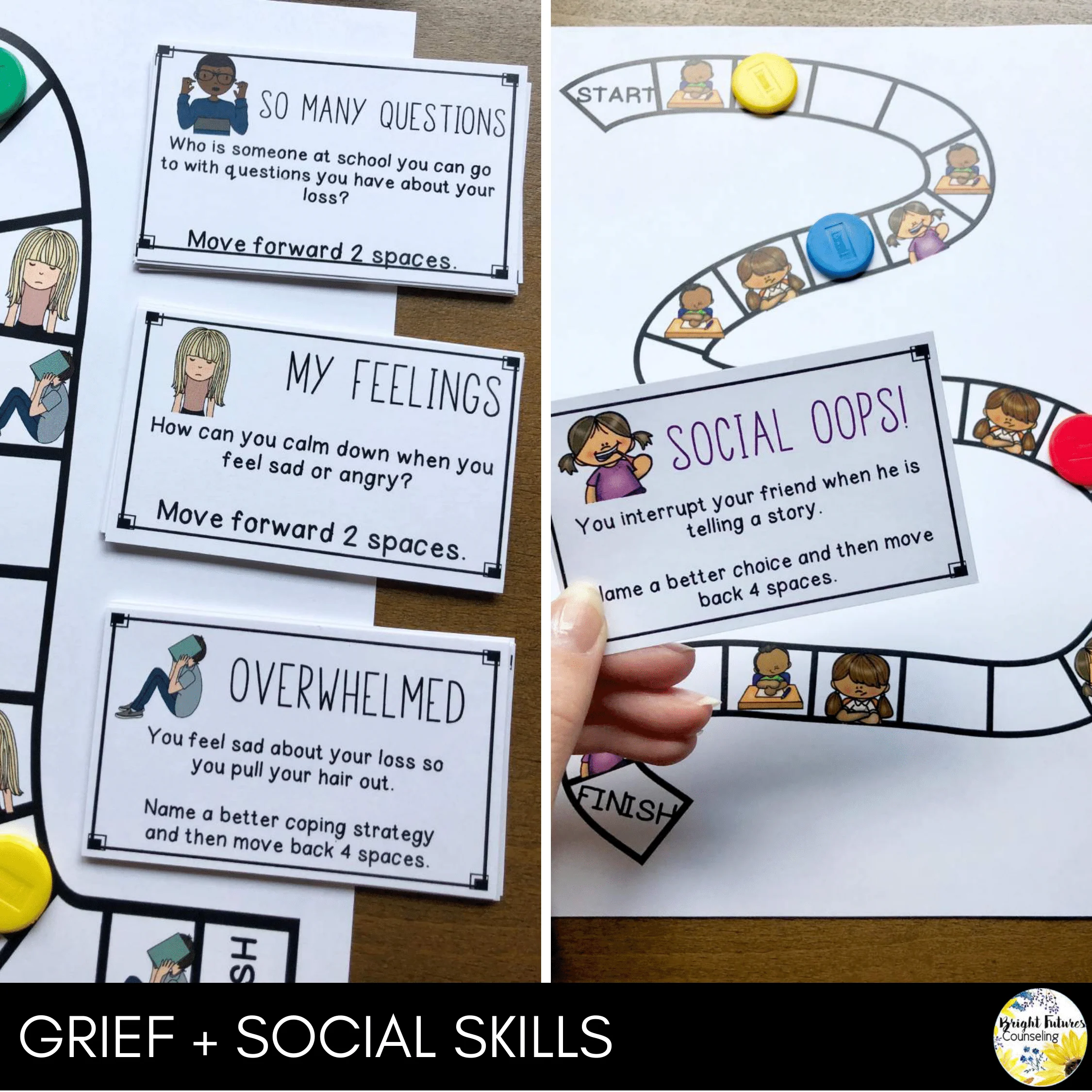School Counseling SEL Board Game Bundle - Character Education Games - Image 8