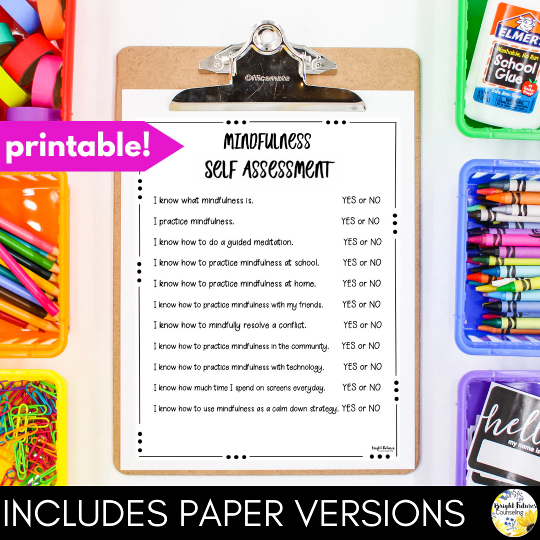 School Counseling Self-Assessments Super Bundle with Digital Data Tracking Forms - Image 4