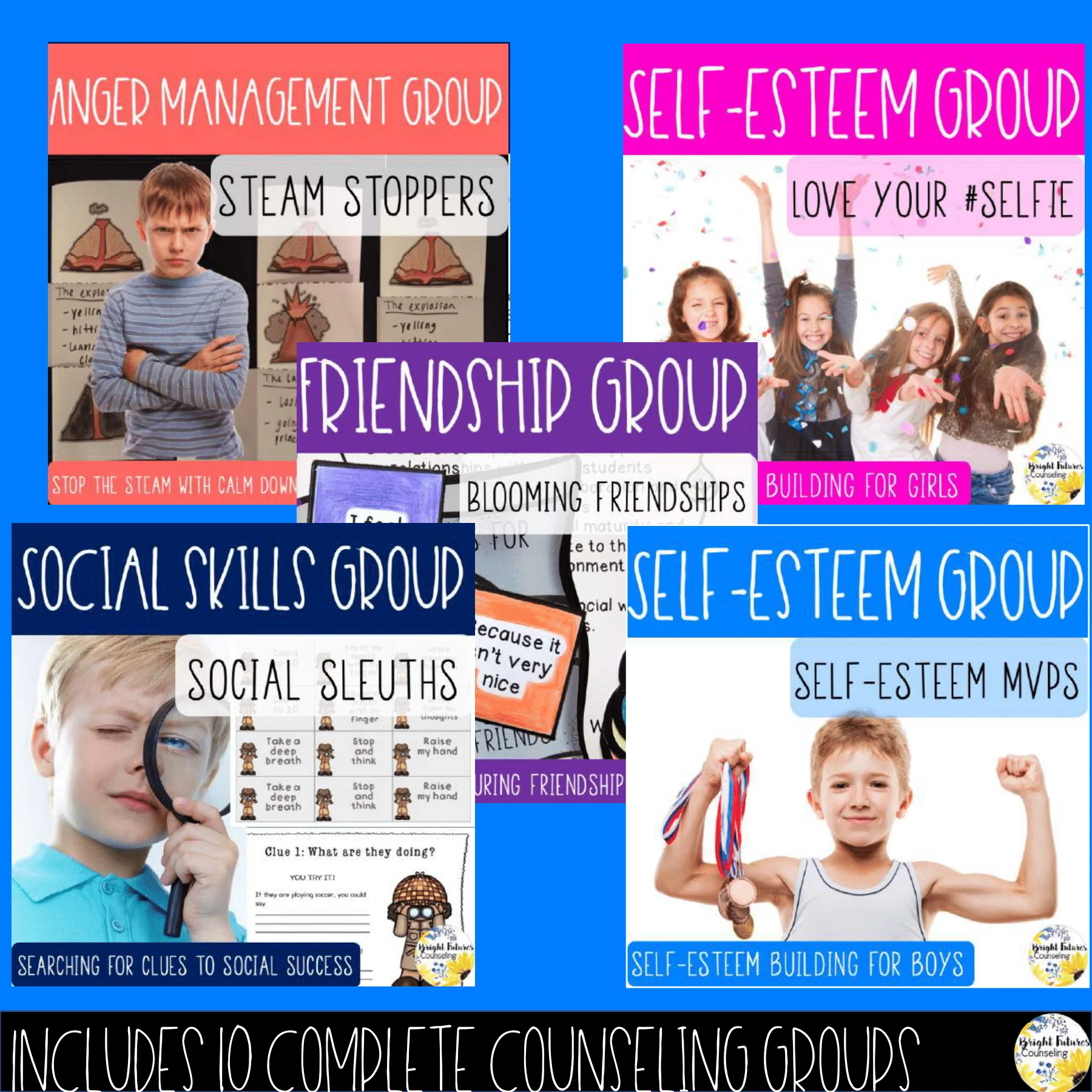School Counseling Curriculum SUPER BUNDLE: Comprehensive SEL Program - Image 2