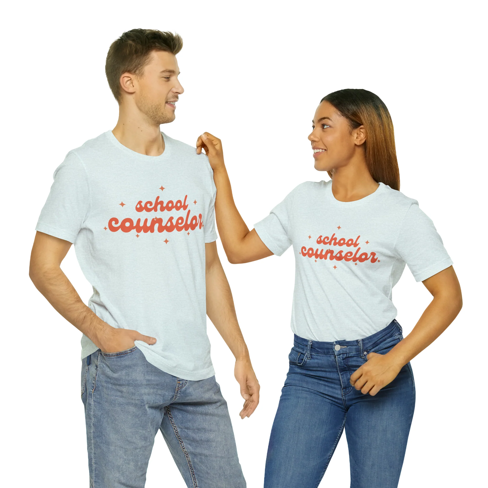 School Counselor Star Tee - Image 17