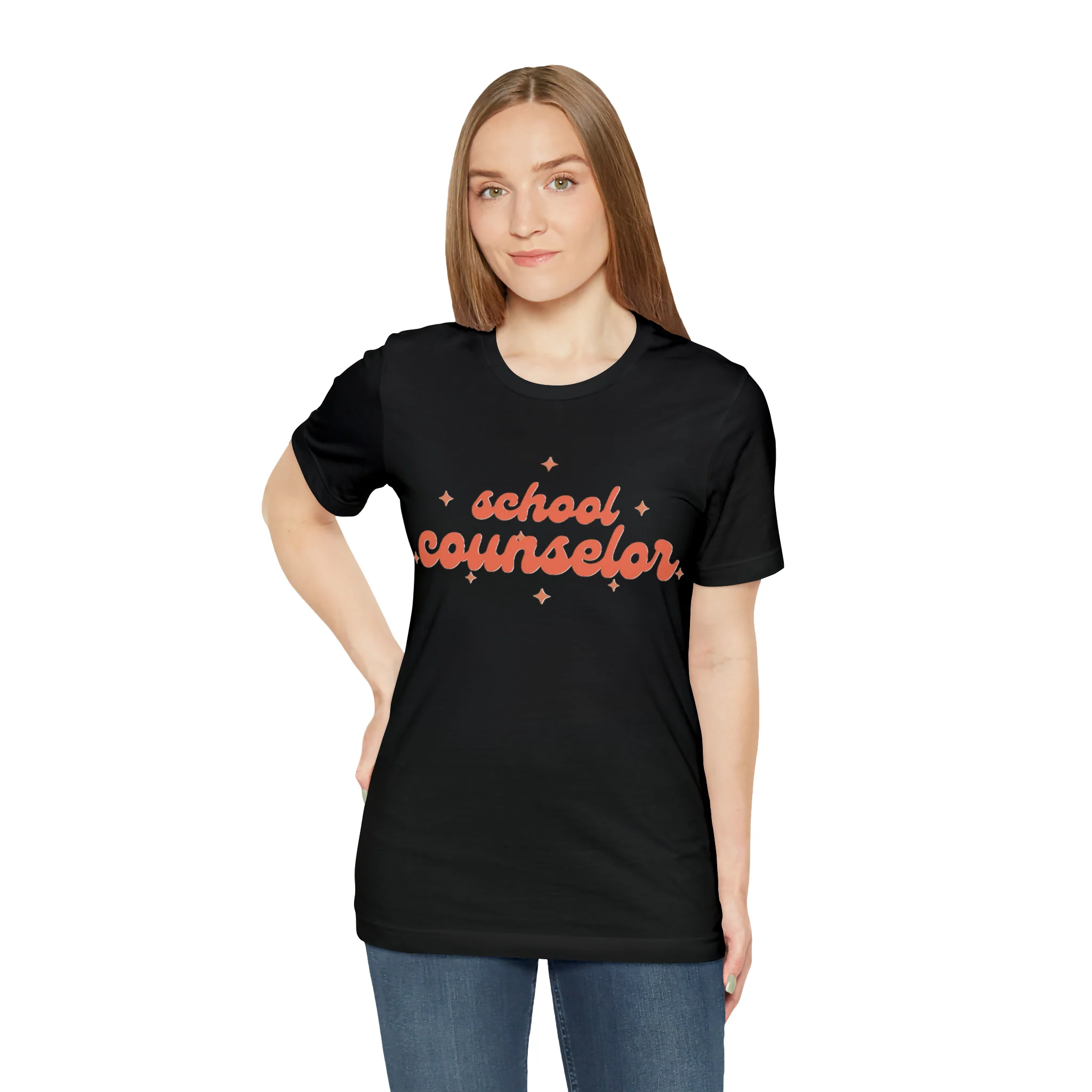 School Counselor Star Tee - Image 24