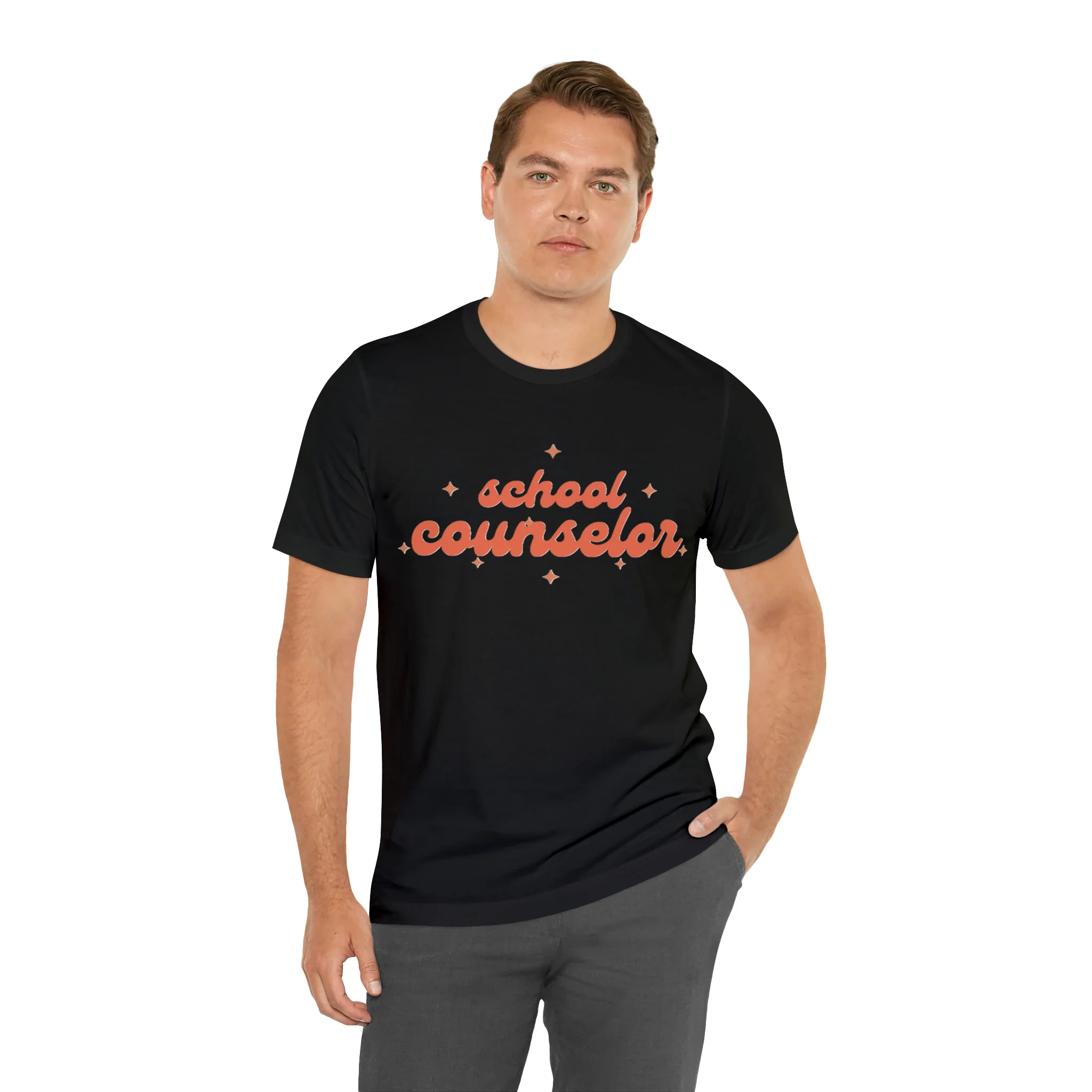 School Counselor Star Tee - Image 25