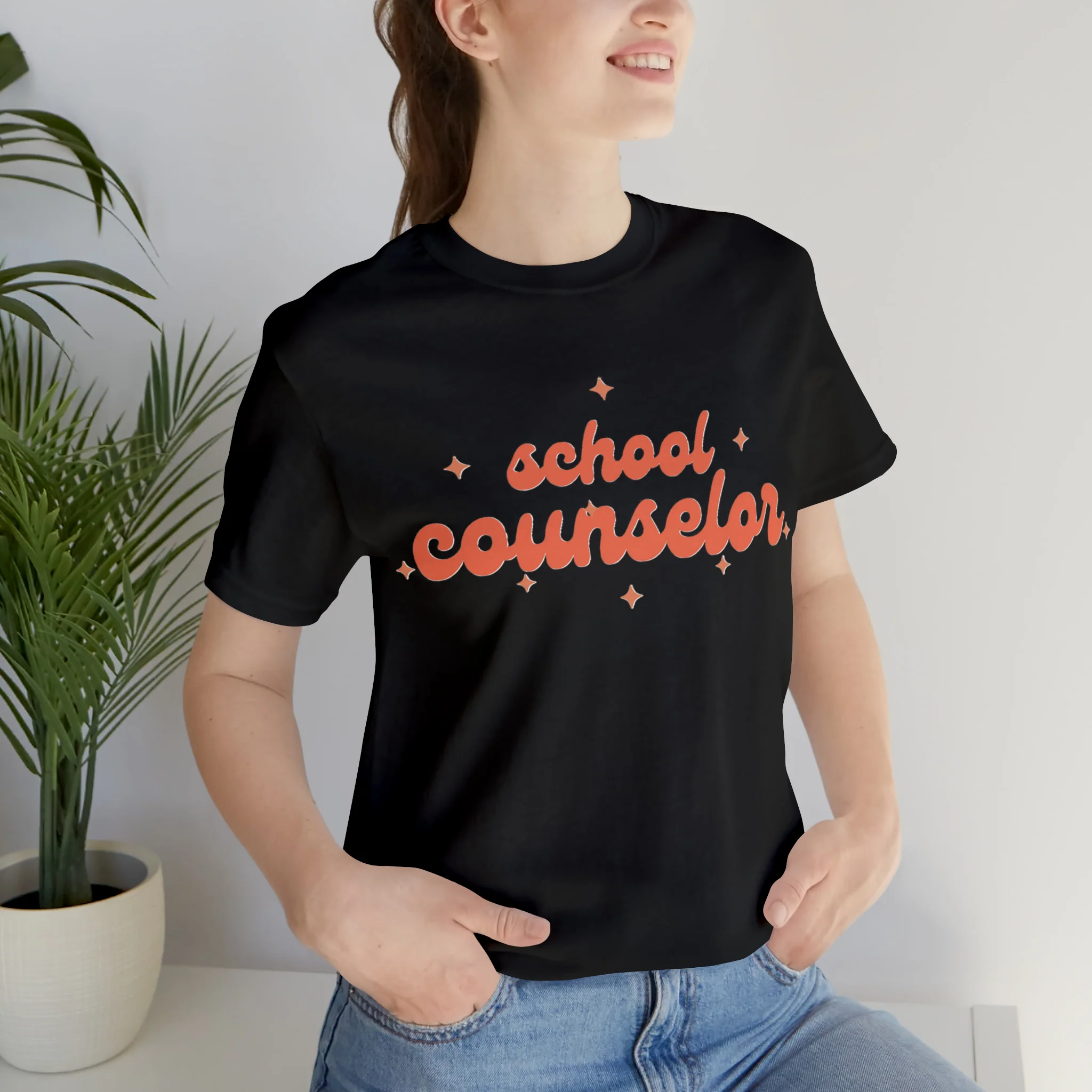 School Counselor Star Tee - Image 27