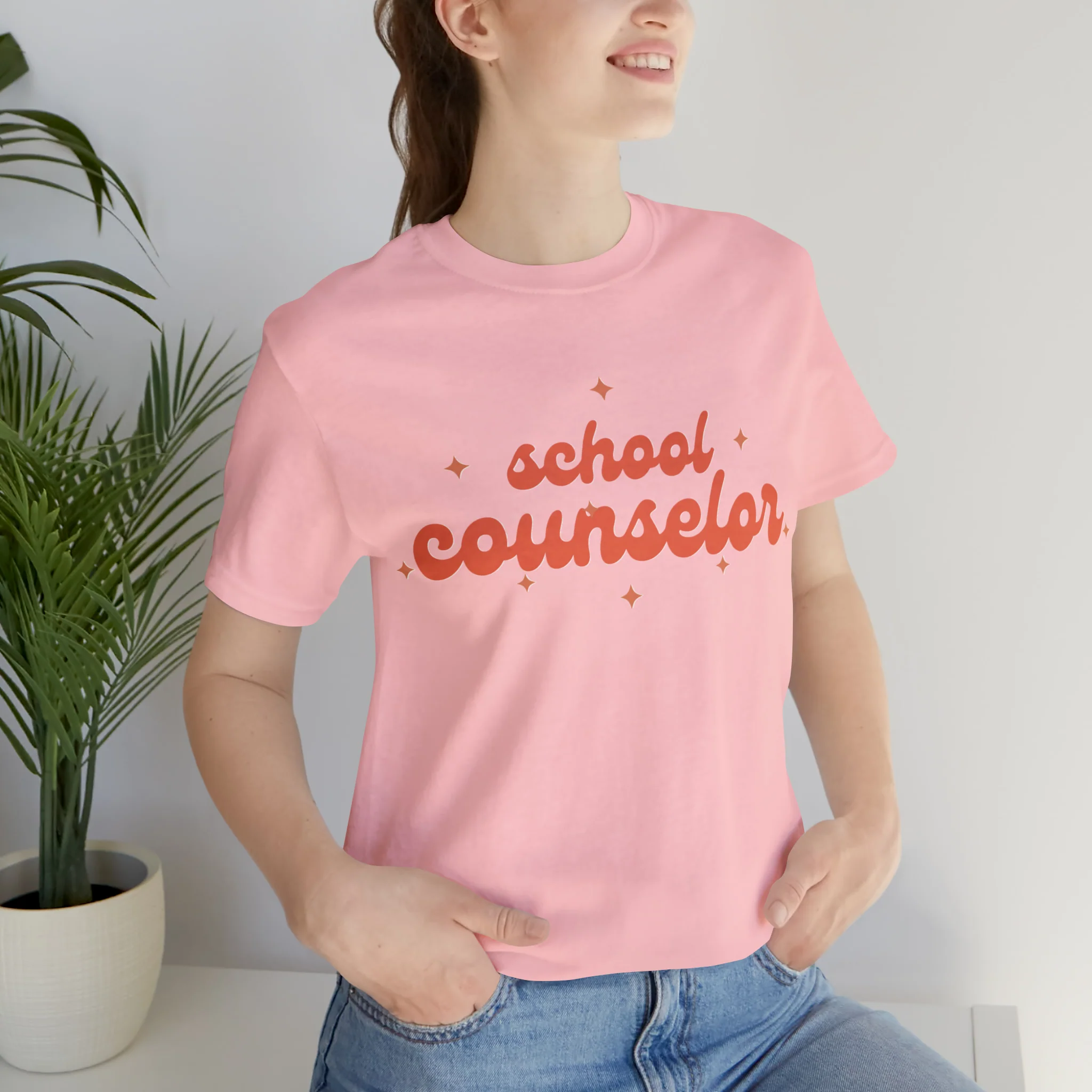 School Counselor Star Tee - Image 49