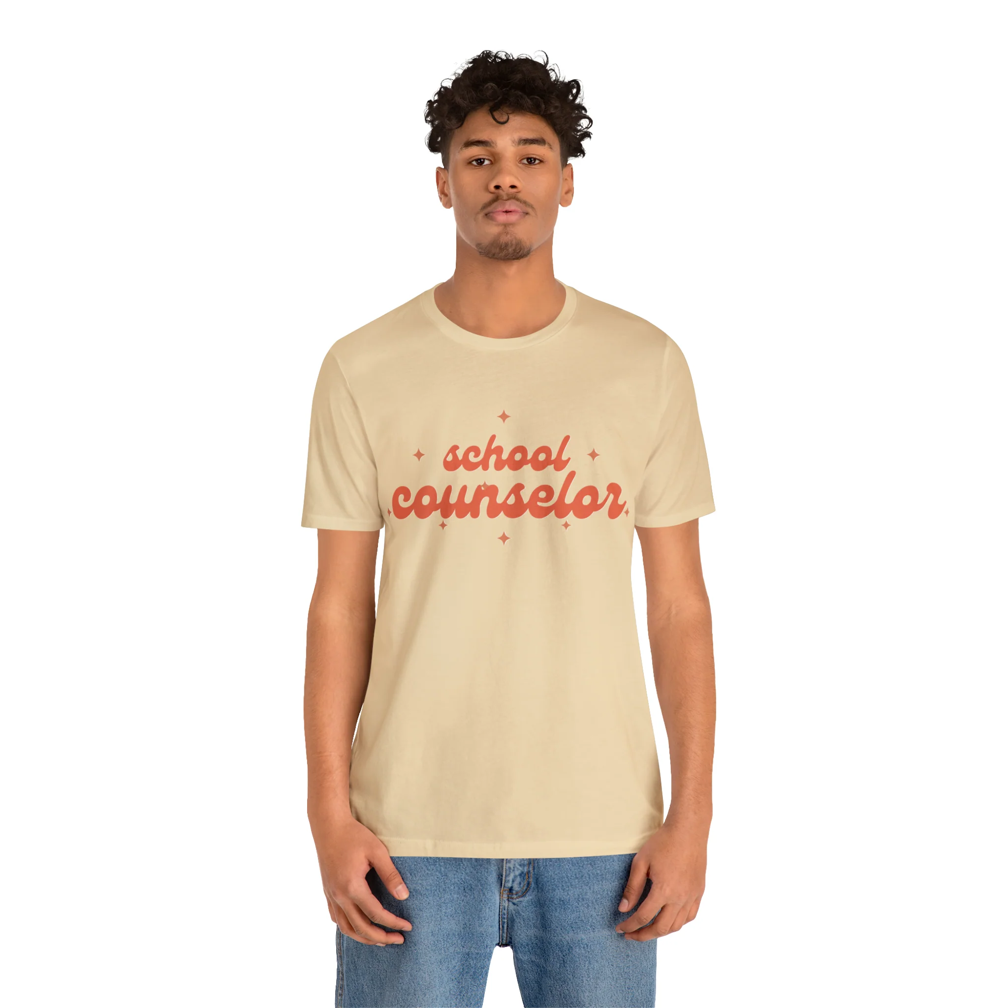 School Counselor Star Tee - Image 56