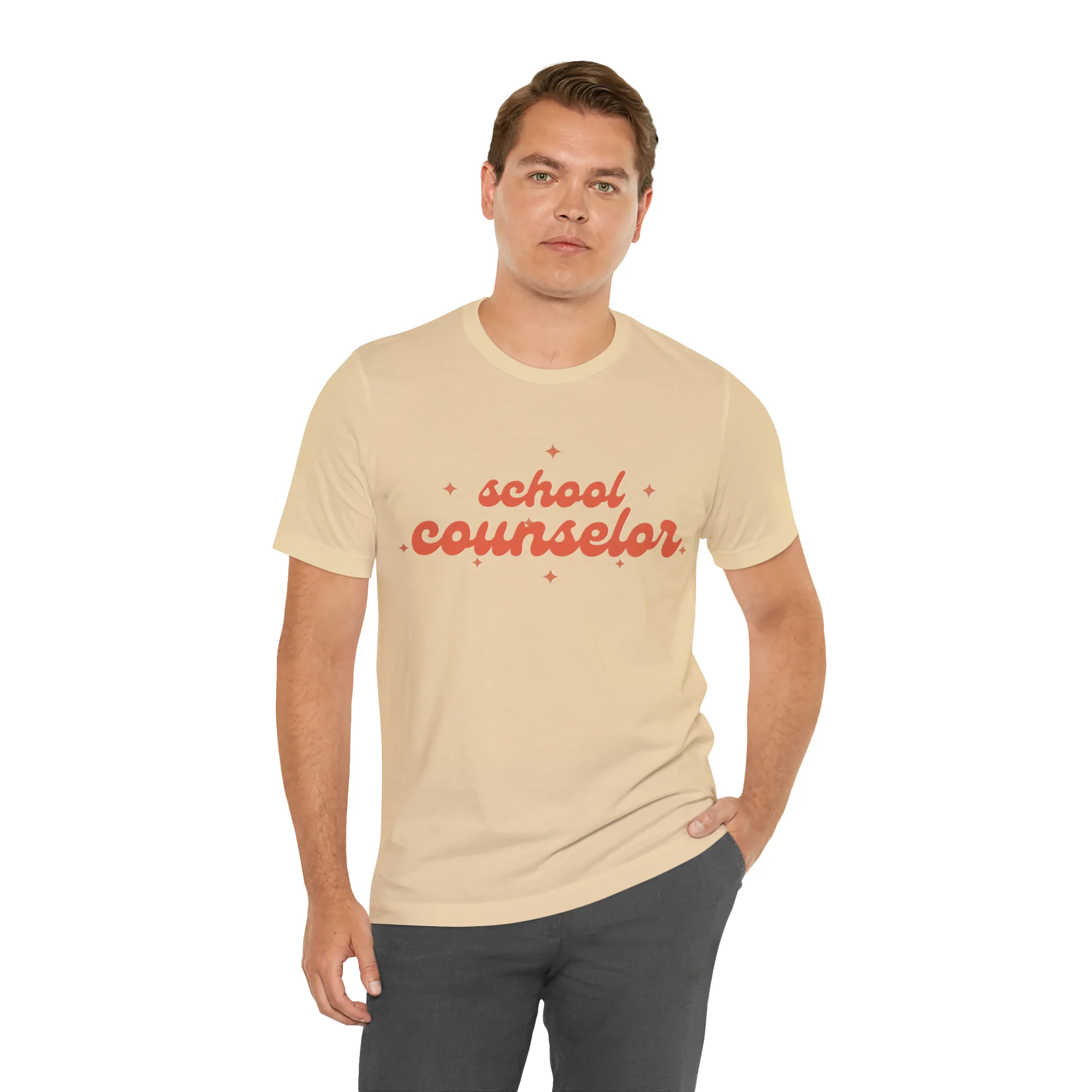 School Counselor Star Tee - Image 58