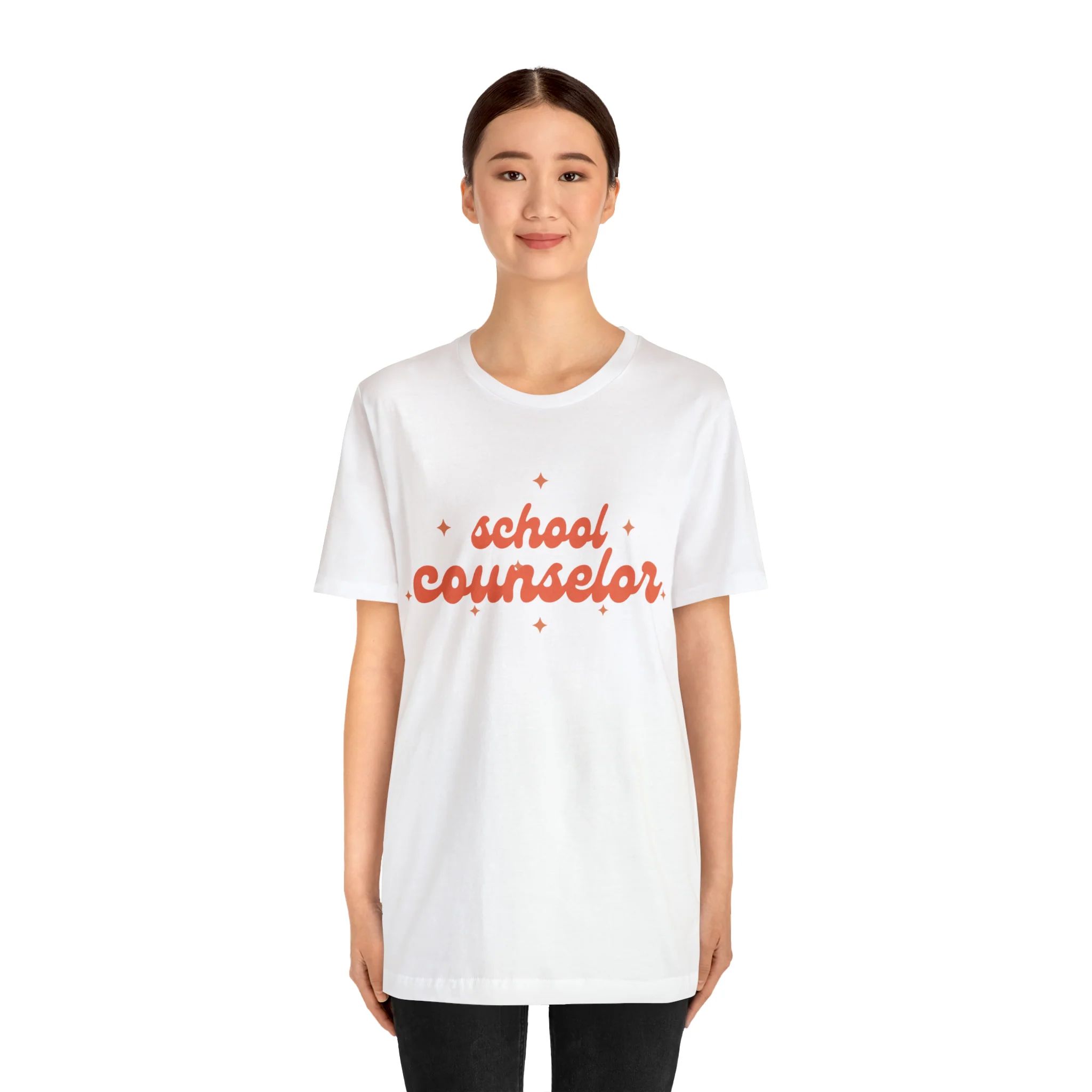 School Counselor Star Tee - Image 66