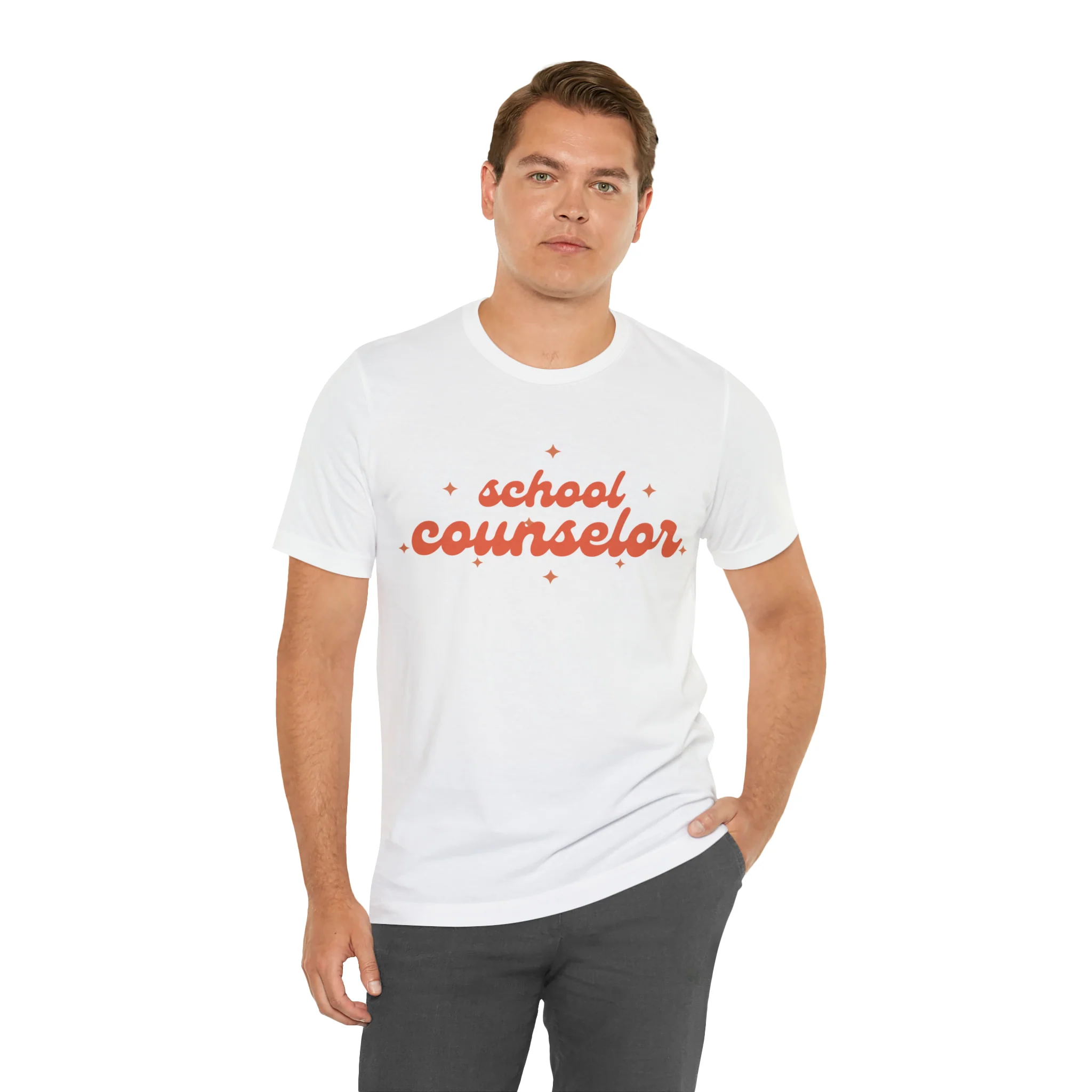 School Counselor Star Tee - Image 69
